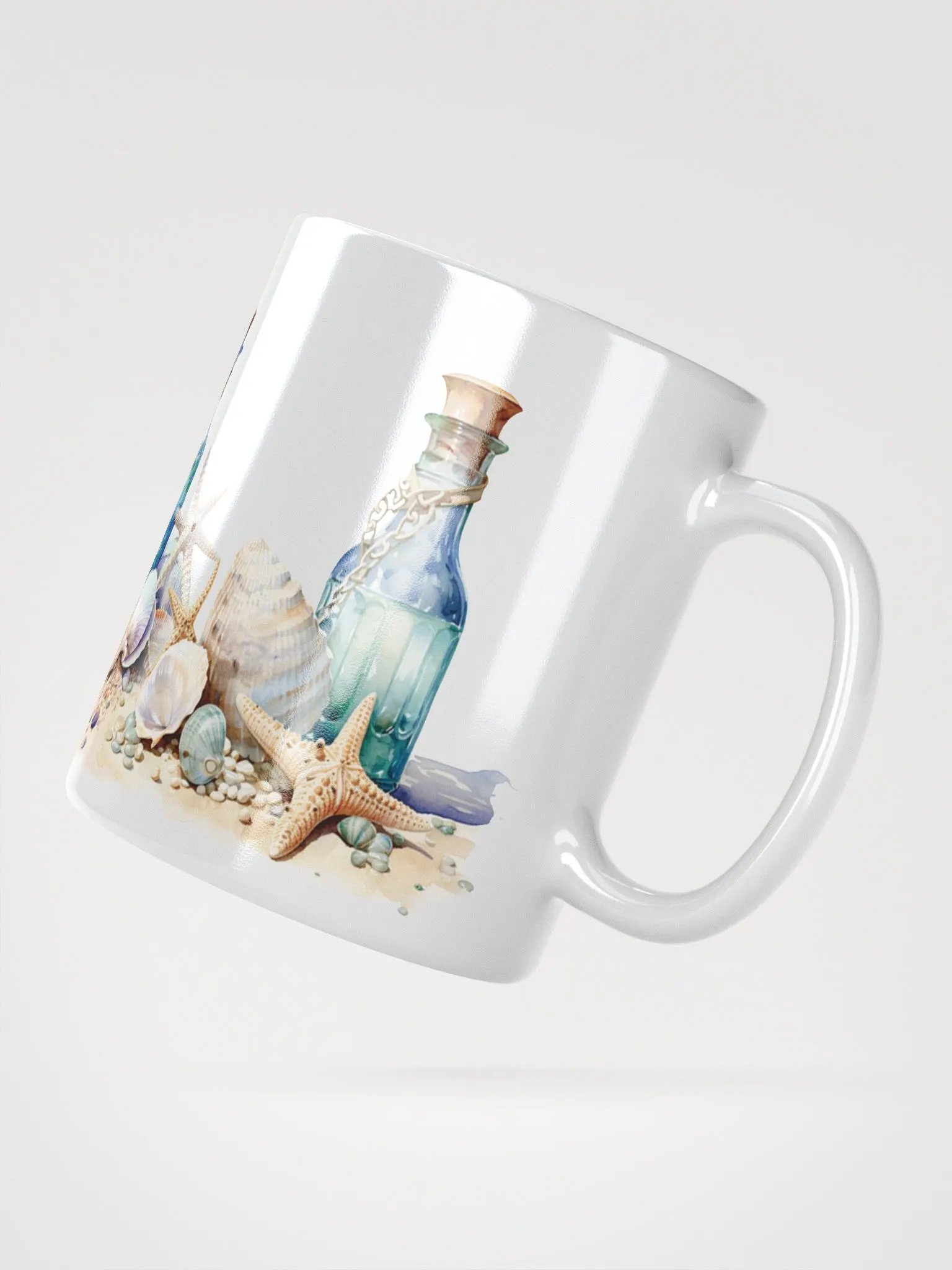 Coastal Charm Seashell Bottles Mug product image (4)