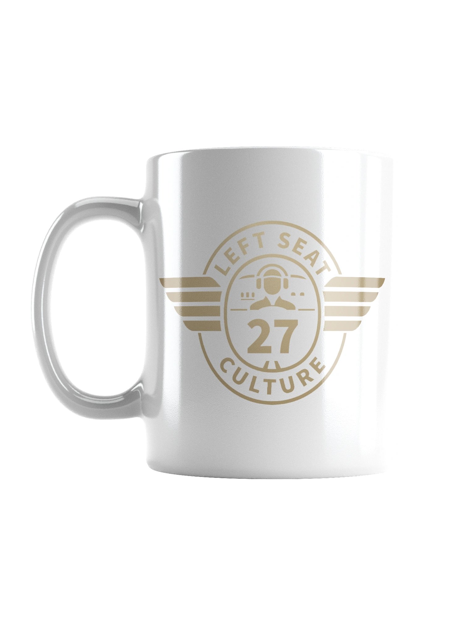 Left Seat Culture Mug - Gold product image (1)