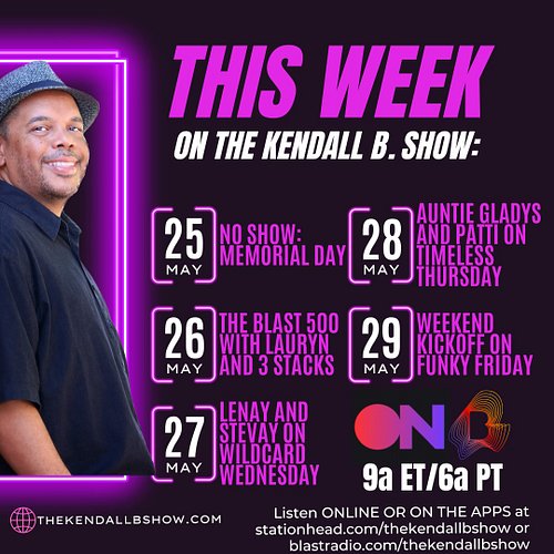 The Kendall B Show wakes you up with music from some legendary artists and all of the fun you can legally have while streamin...