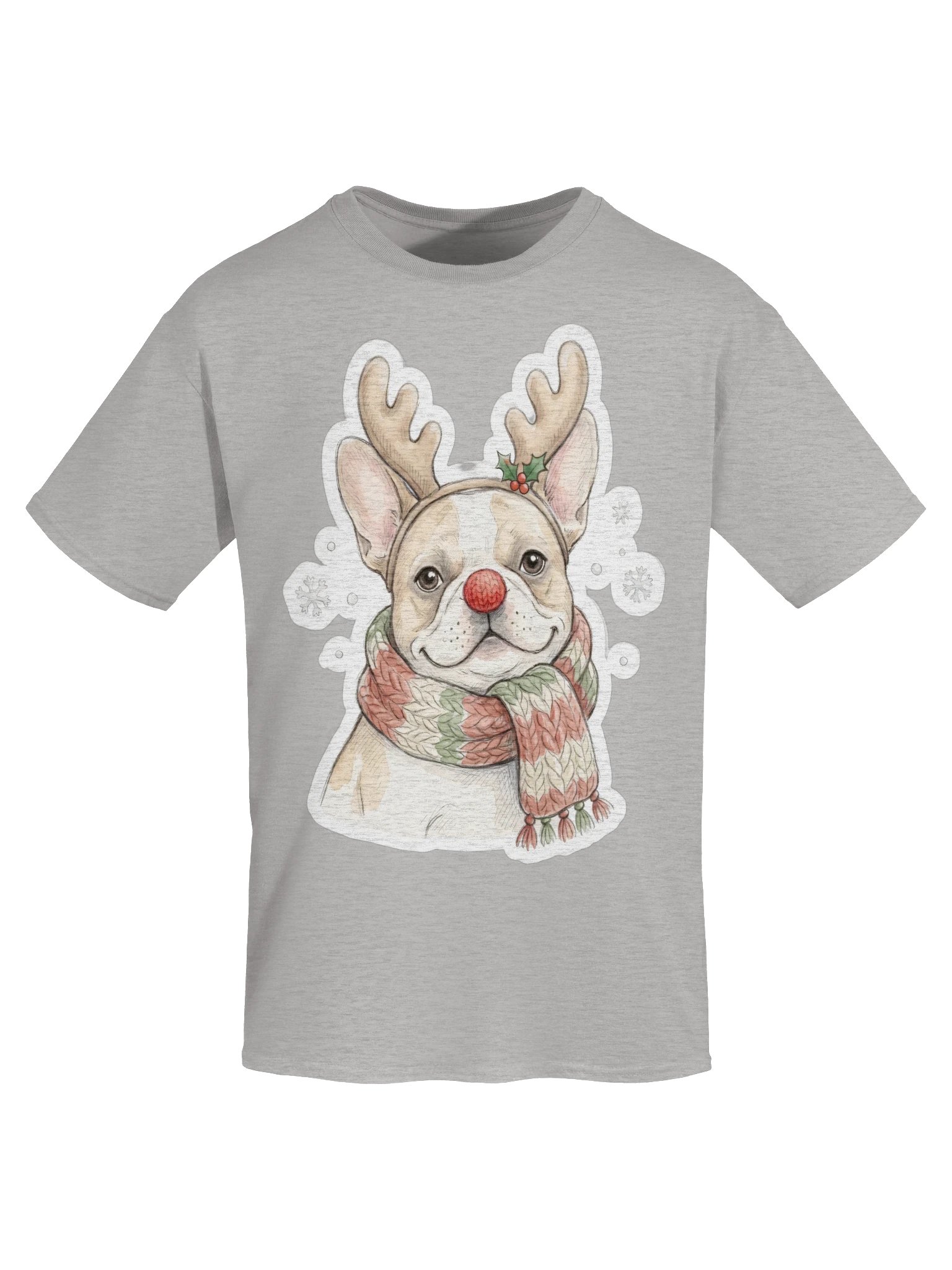 Reindeer Frenchie Tee product image (13)