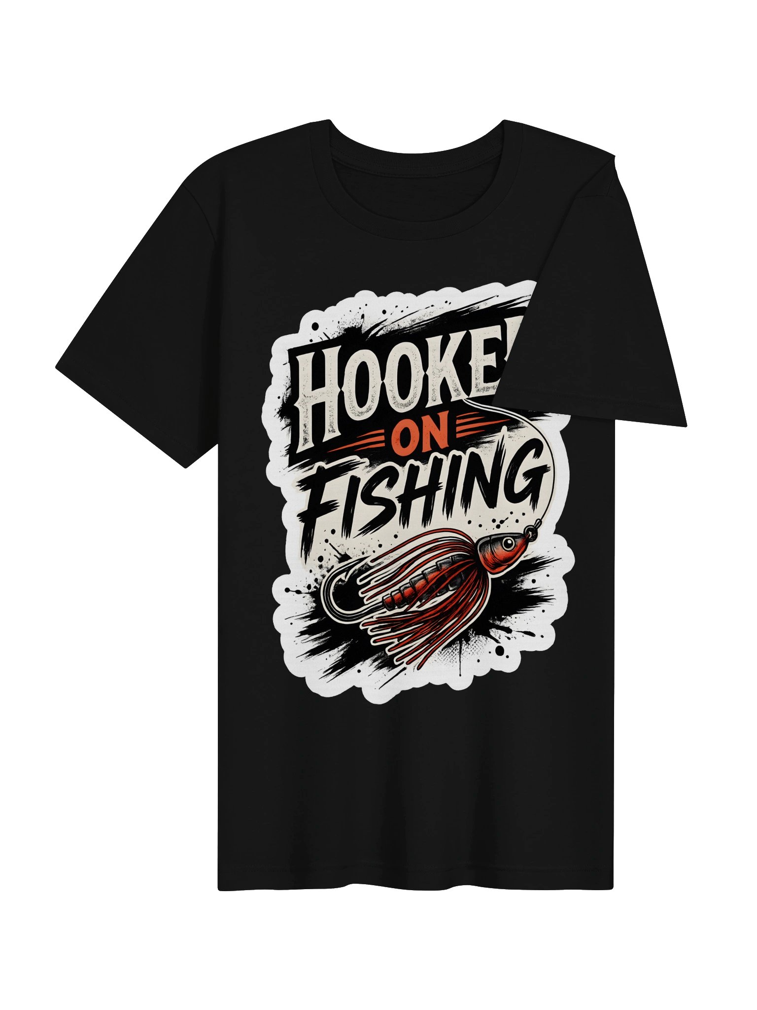 Hooked on Fishing Graphic Tee product image (11)
