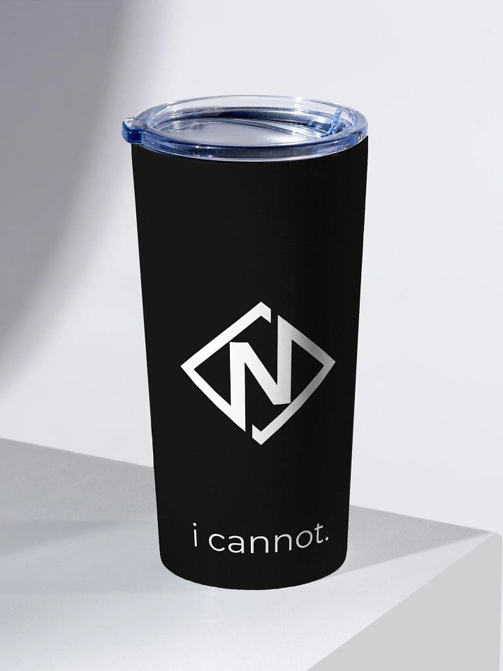 Nikez Tumbler - i cannot (blk) product image (2)