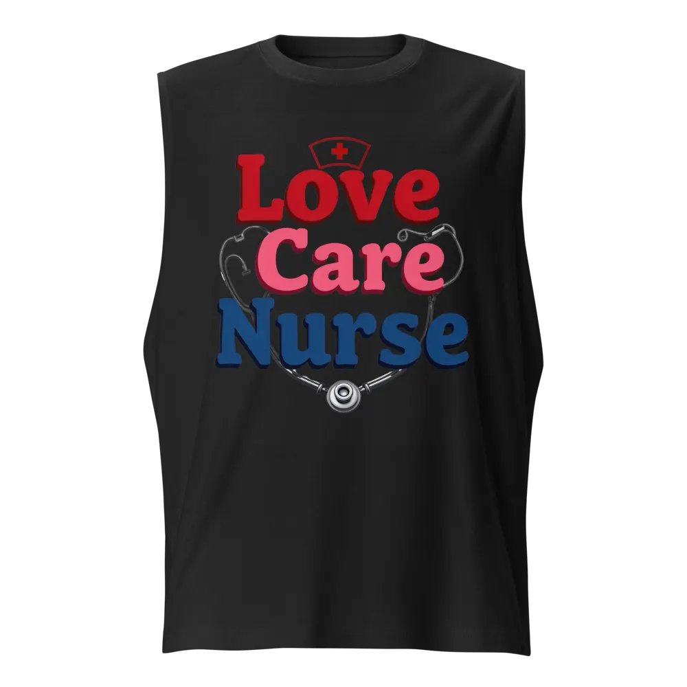Love Care Nurse Stylized Muscle Tank product image (1)