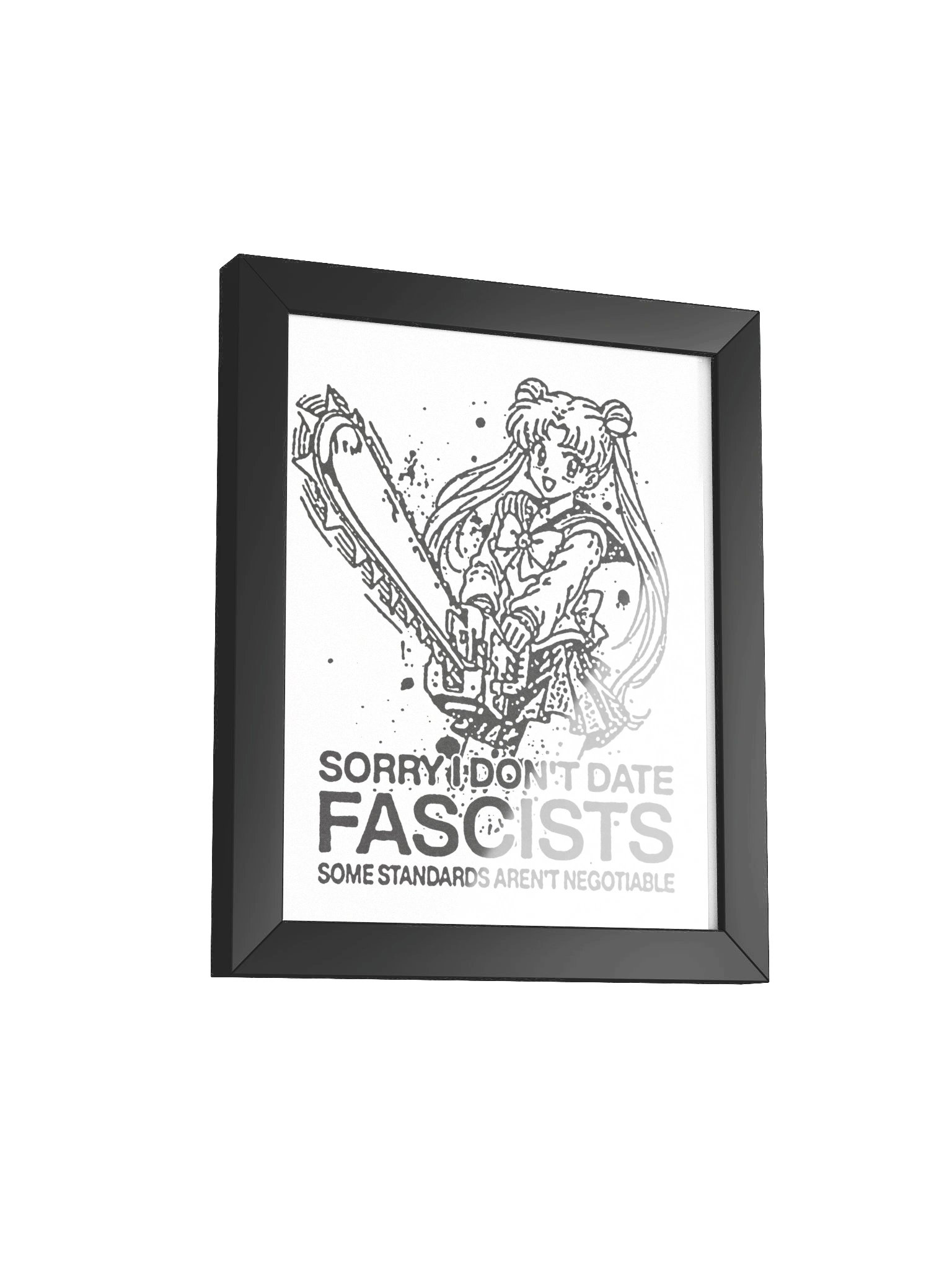 Don't date ! Framed Print. product image (2)