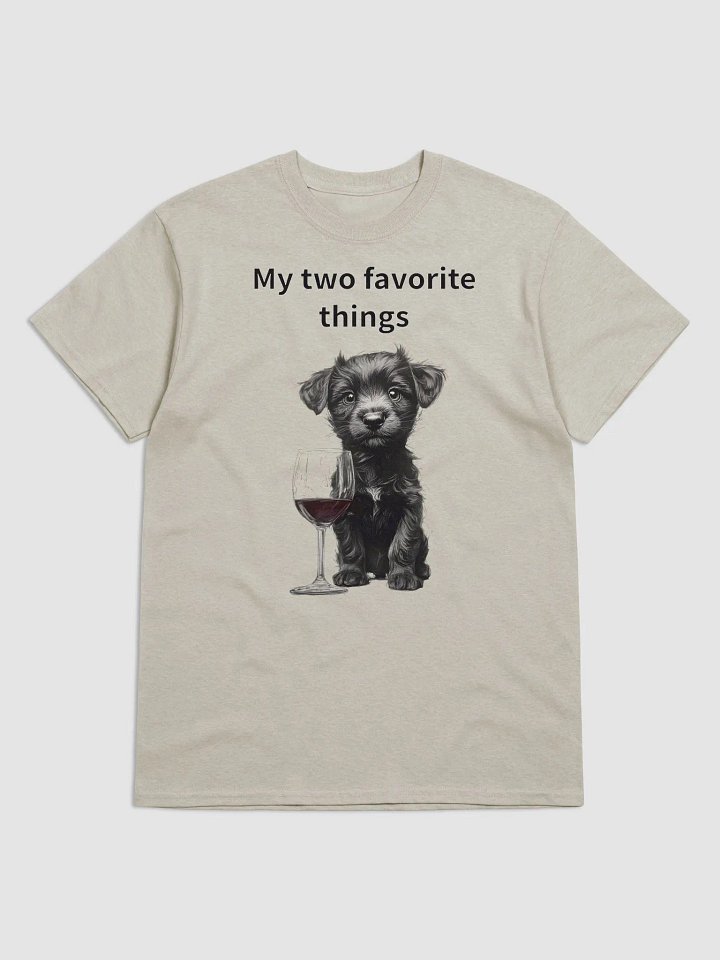 My two favorite things, feature a dog & glass of wine product image (1)