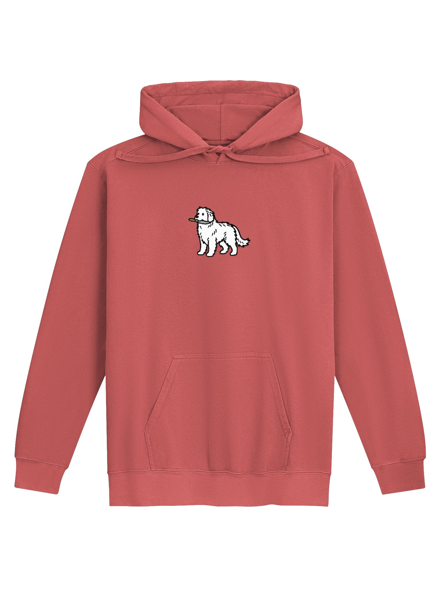 Funny Chibi-Style Great Pyrenees(White) Embroidered Premium Hoodie product image (25)