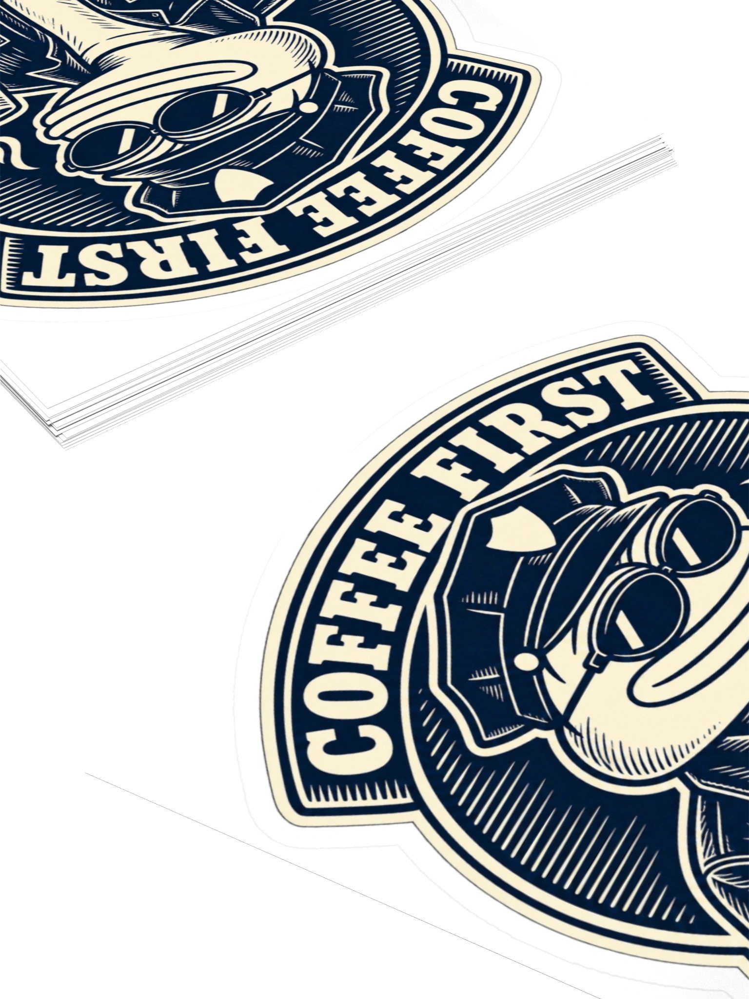 Coffee First Art Sticker product image (4)