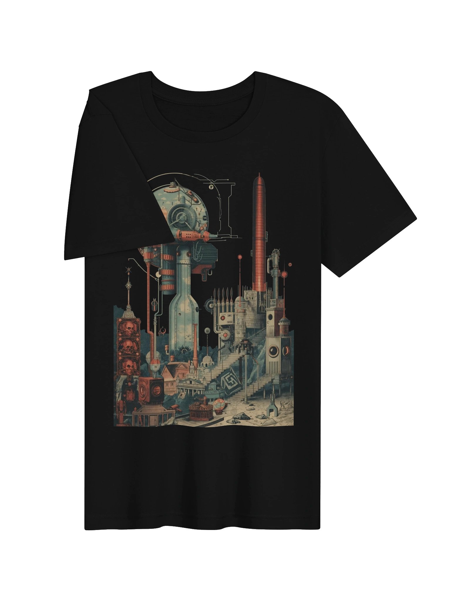 Surreal Industrial Skyline Lightweight T-Shirt product image (6)
