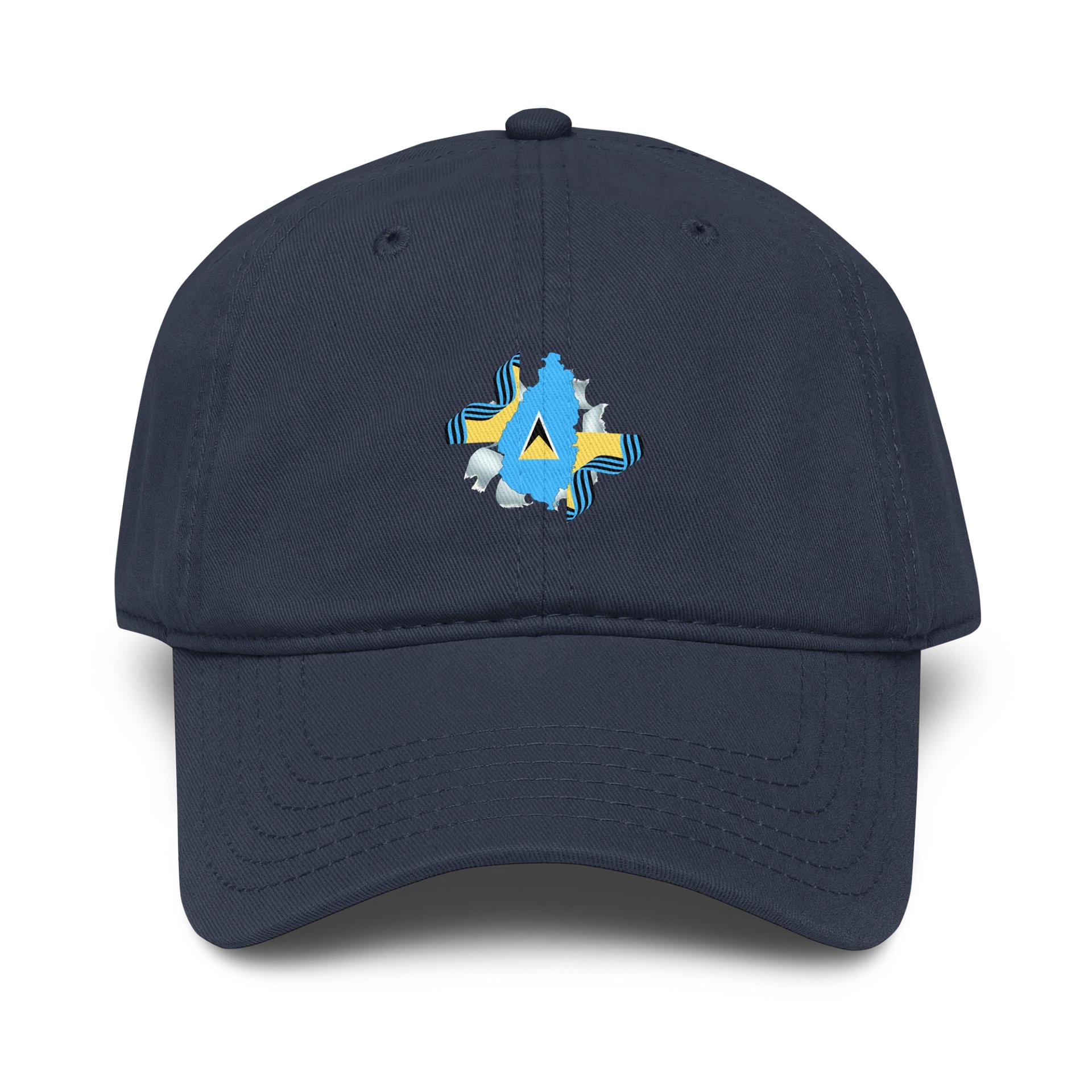 St. Lucia Flag Island Baseball Cap product image (25)