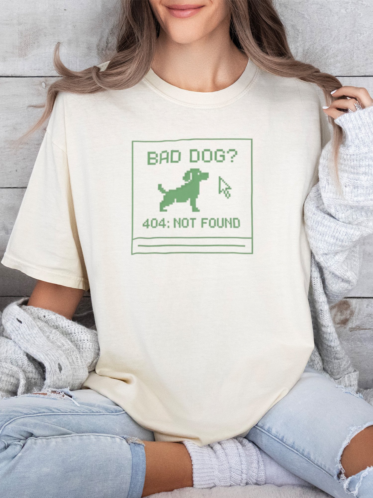 Bad Dog 404 Error Not Found Tee product image (1)