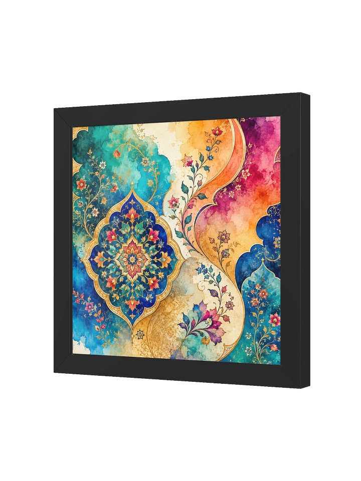 Persian Mosaic Bloom Framed Wall Art product image (2)