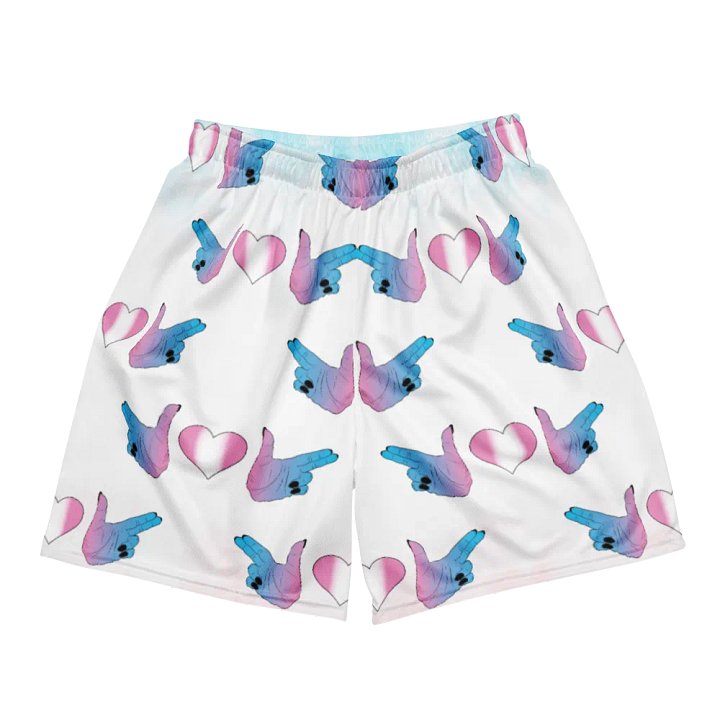 Finger Guns (trans flag) Mesh Shorts product image (2)