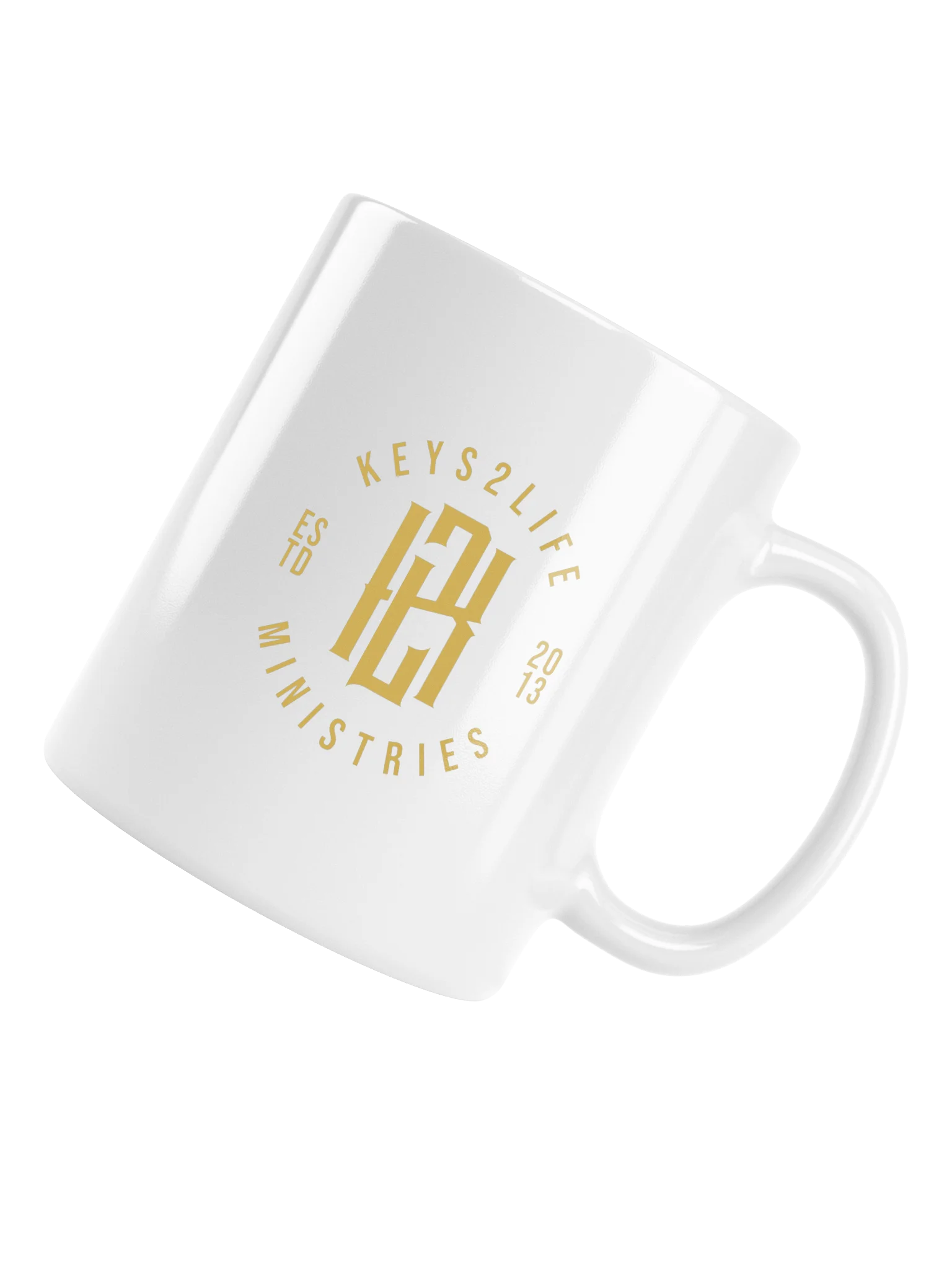 Keys2Life Ministries Gold Logo Mug product image (16)