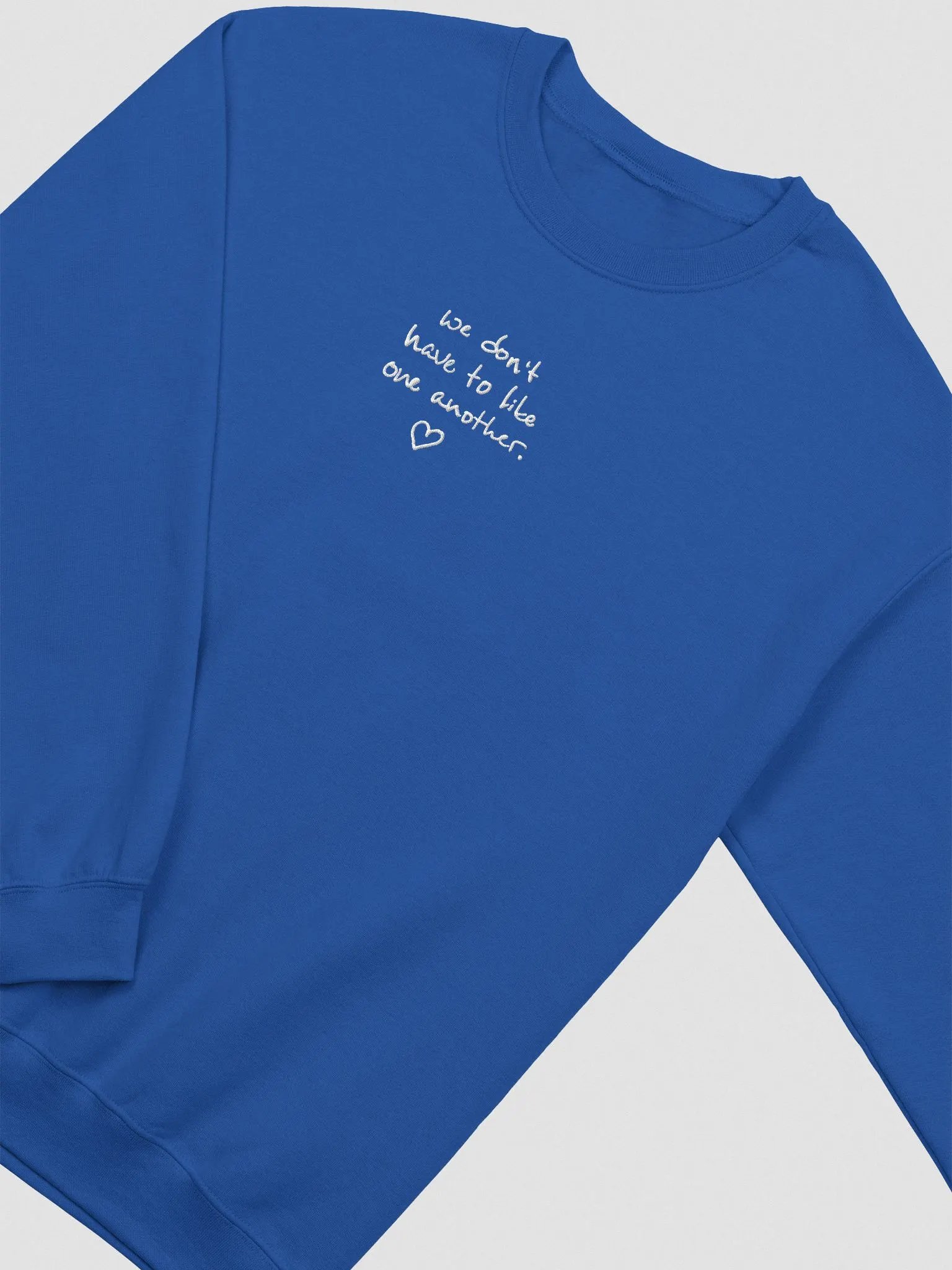 ONE ANOTHER (white) embroidered crewneck product image (1)