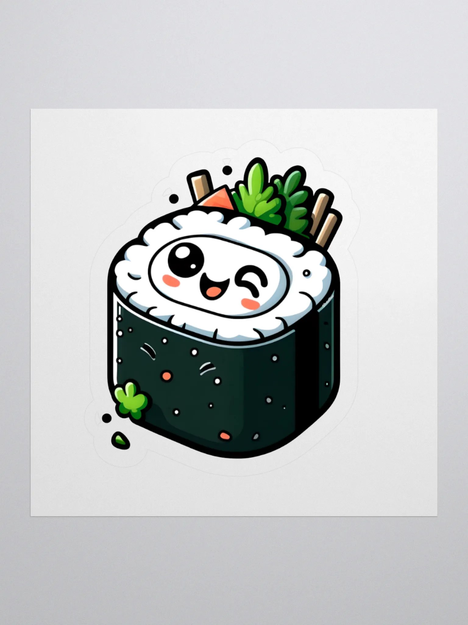 Kawaii Sushi Sticker product image (3)