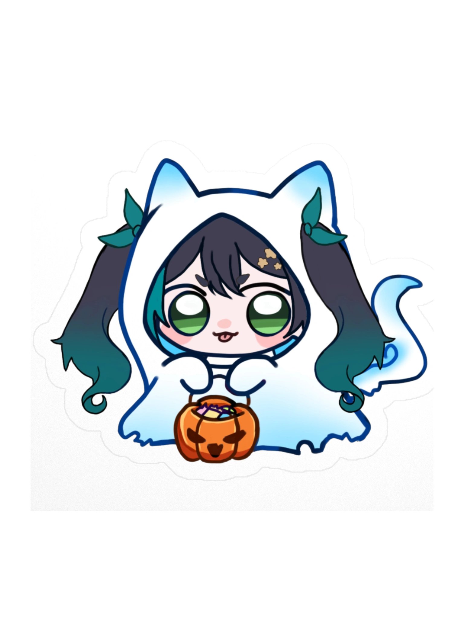 Trick-or-Treat Ghost Mischievous Sticker product image (2)