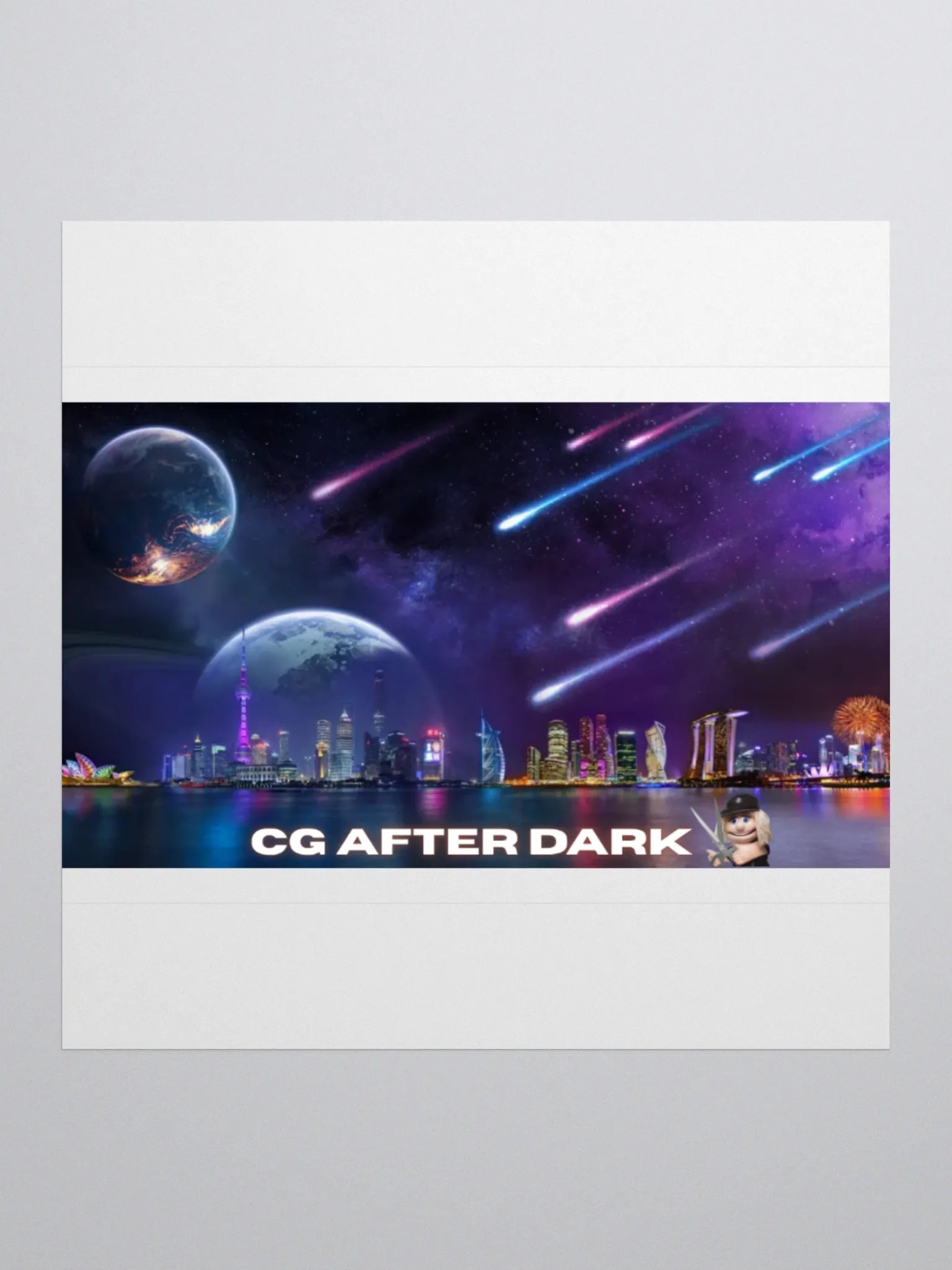 CG AFTERDARK STICKER product image (1)