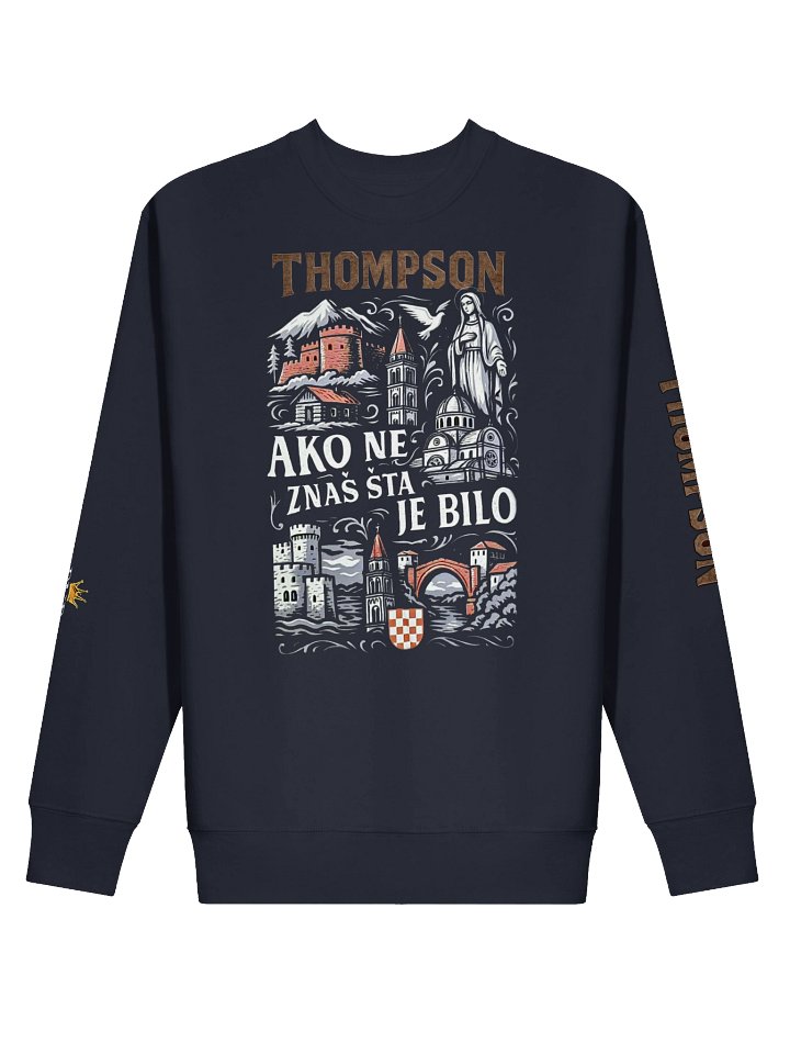 PNB Crowned Premium Sweatshirt Ako ne znaš šta je bilo product image (2)