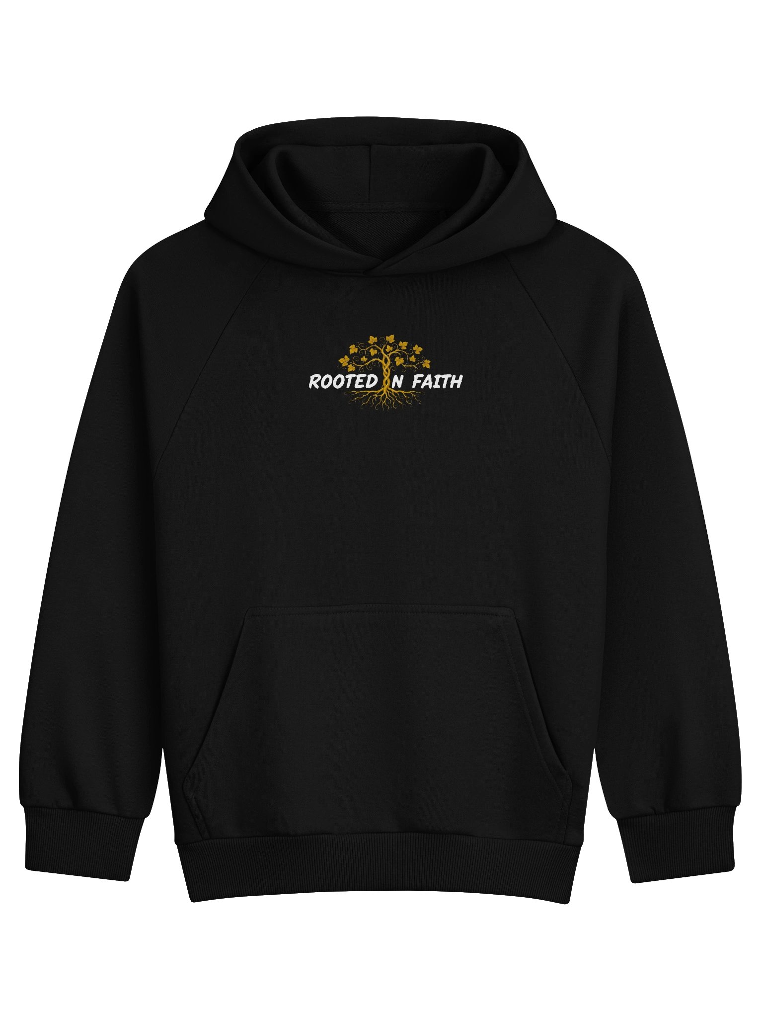 Rooted in Faith — Vine Tree Heavyweight Hoodie product image (1)