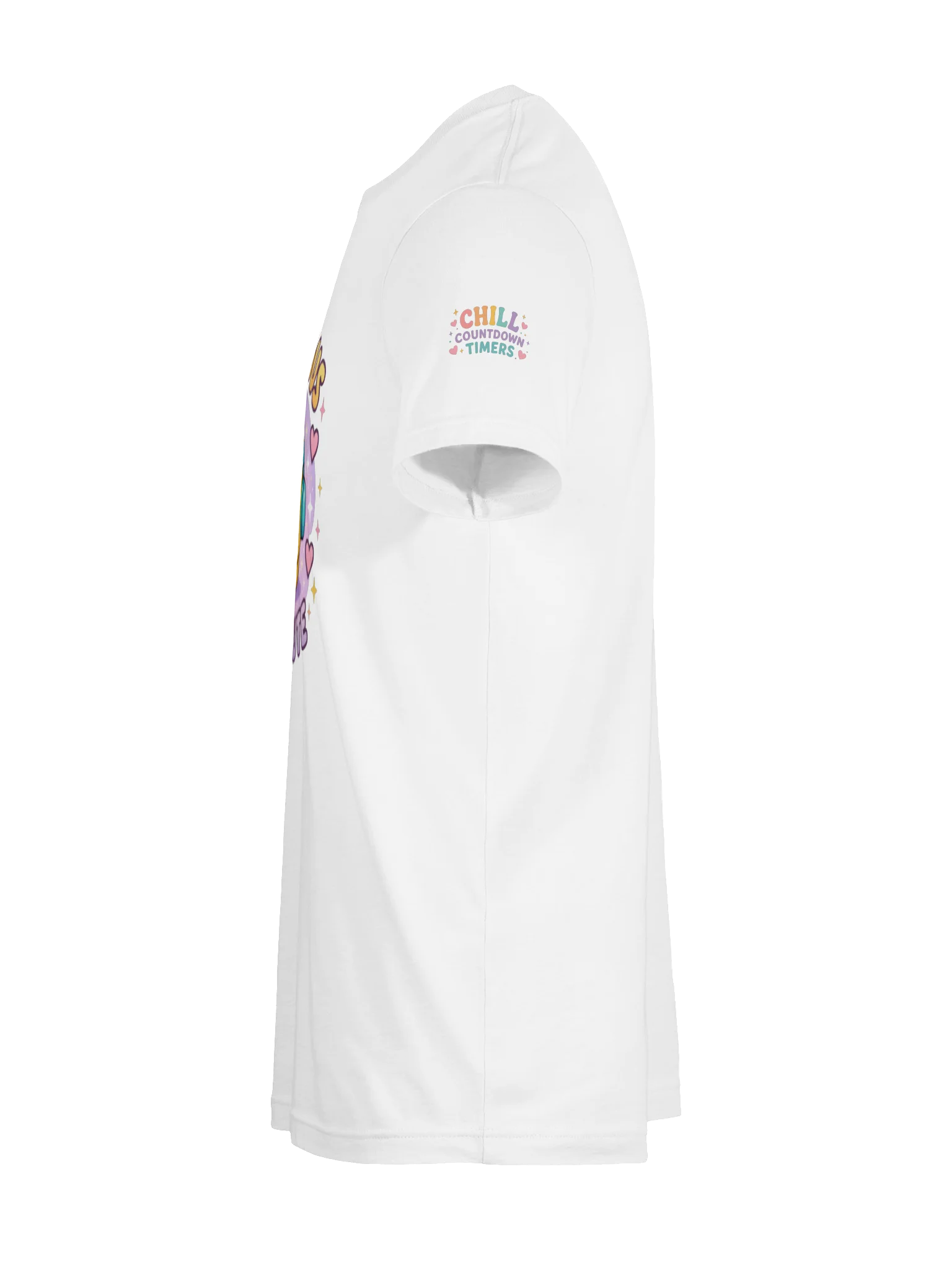 Anxious But Cute Smiley Sticker Tee product image (109)