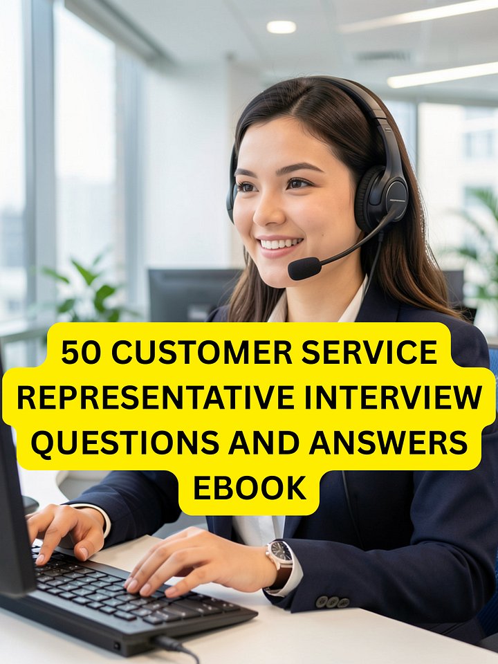 50 Customer Service Representative Interview Questions and Answers product image (1)