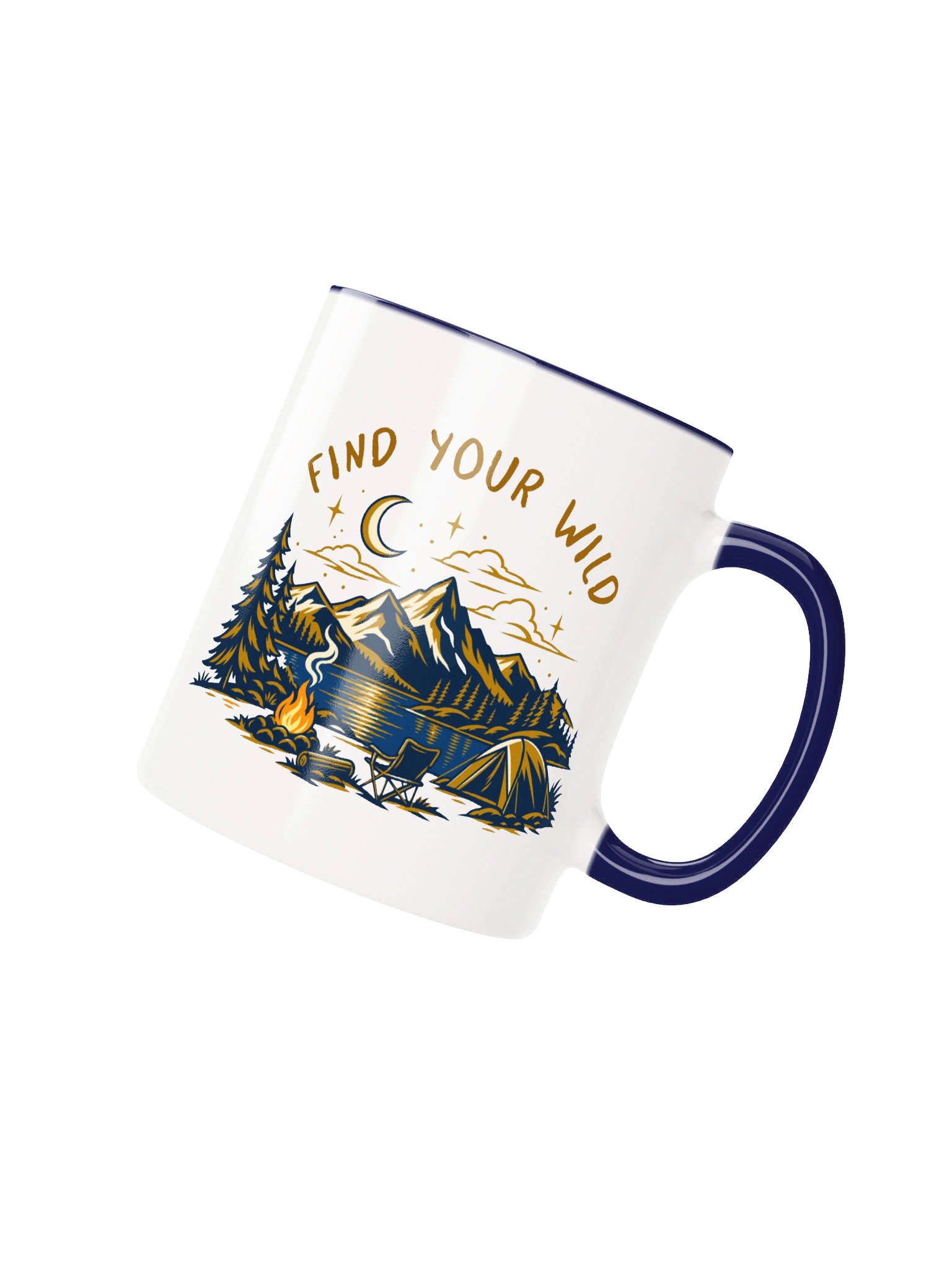 Find Your Wild - Mountain Camping Coffee Mug | 11 oz & 15 oz product image (2)
