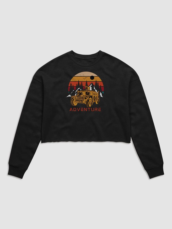 Ladies Cropped Adventure Sweatshirt product image (3)