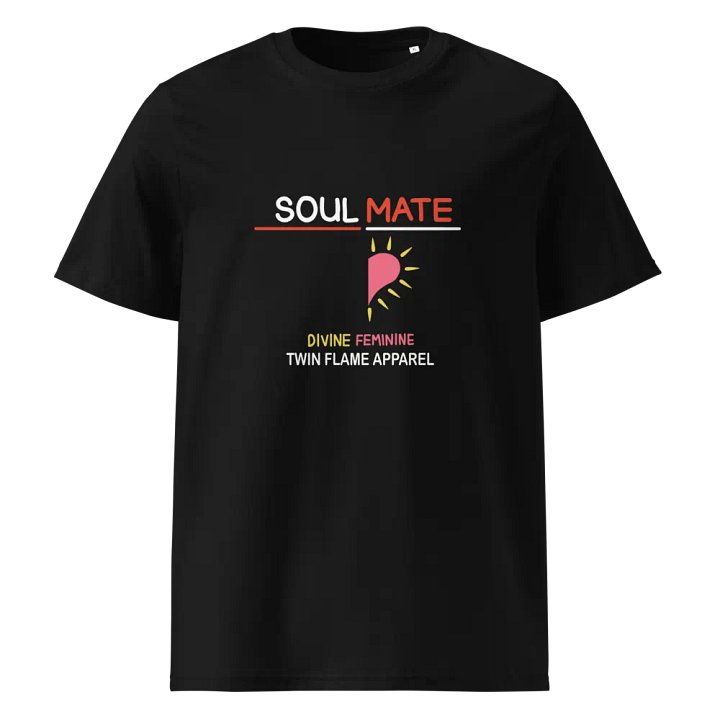 'Soul Mate Divine Feminine' Organic Cotton T-Shirt product image (1)