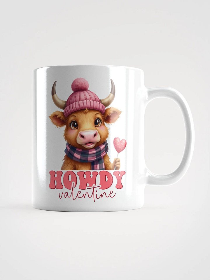 Howdy Valentine Cow Mug product image (1)