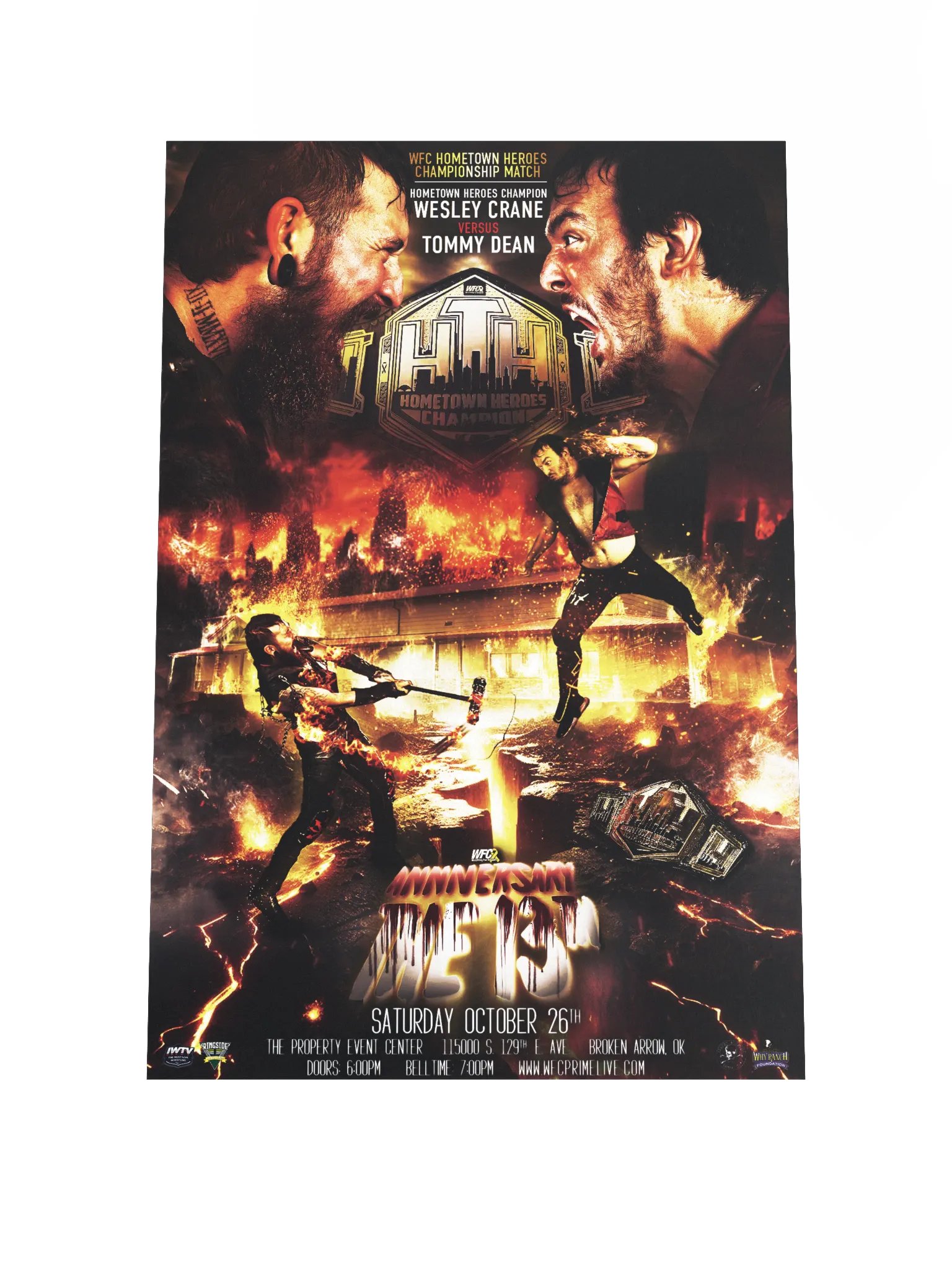 Wesley Crane vs Tommy Dean | Rivalry Poster product image (3)