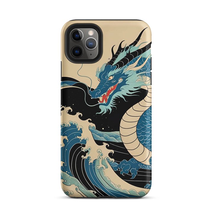 Ryoshin - Urashima Tarō (Teal Dragon), Ancient Ryū Collection, iPhone® Tough Case product image (48)