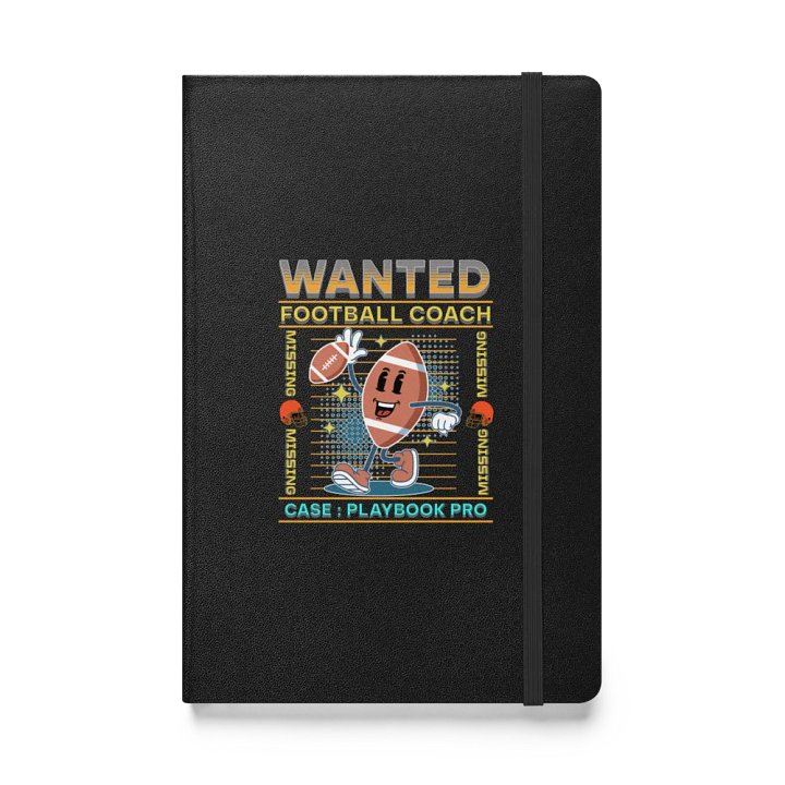 Wanted Coach Football Hardcover Notebook product image (1)