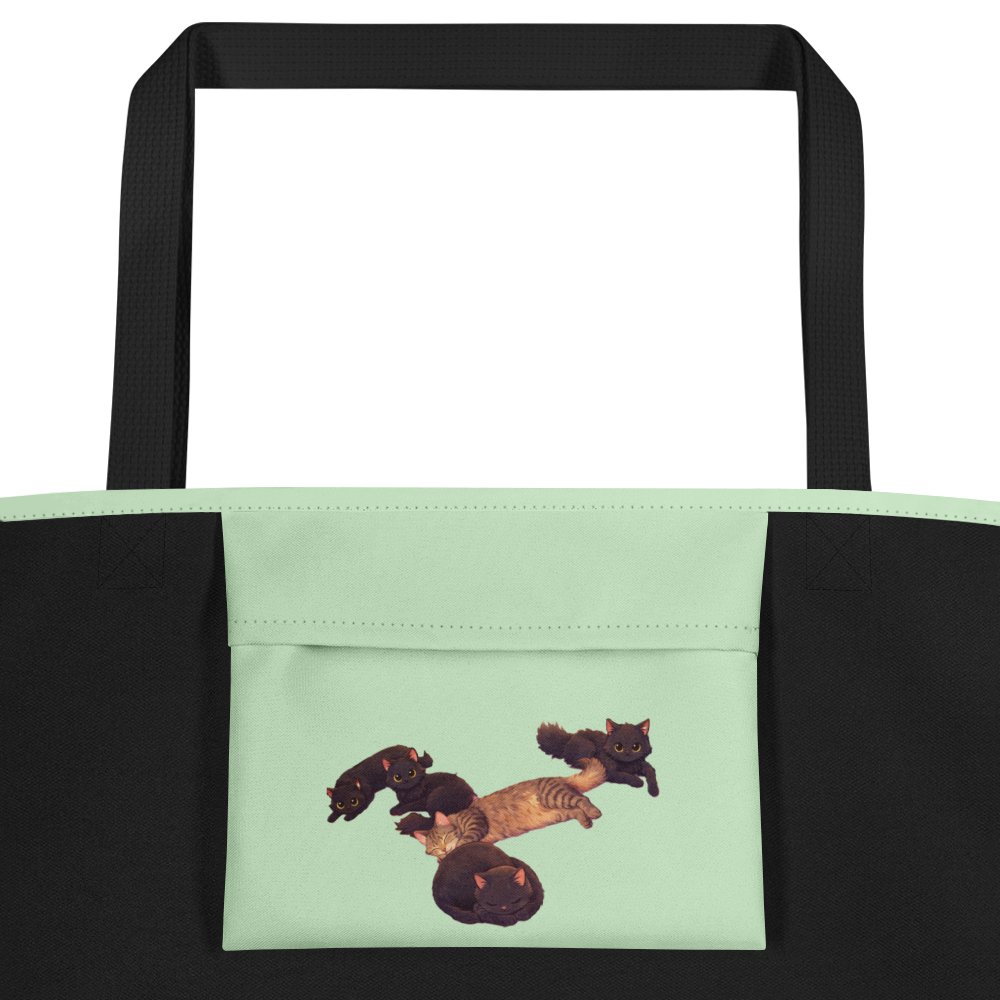 Cat Brigade Spring Tote Bag product image (2)