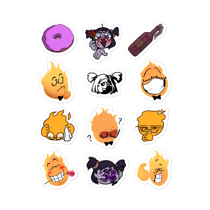 Culinary Pact Vinyl Sticker Sheet 🔥🕷️ NEO Madness product image (1)