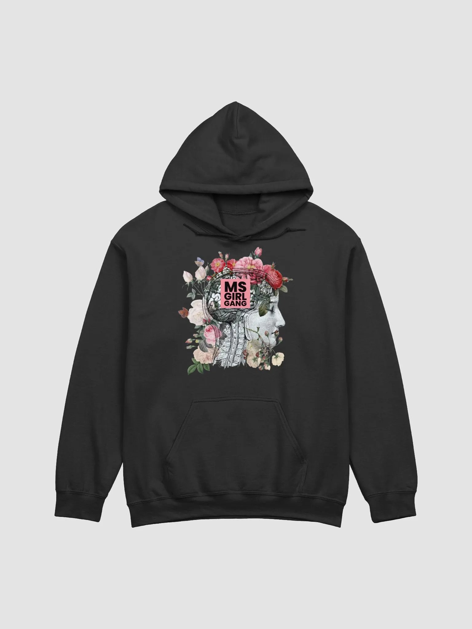 MSgirlgang Floral Brain Classic Hoodie product image (1)
