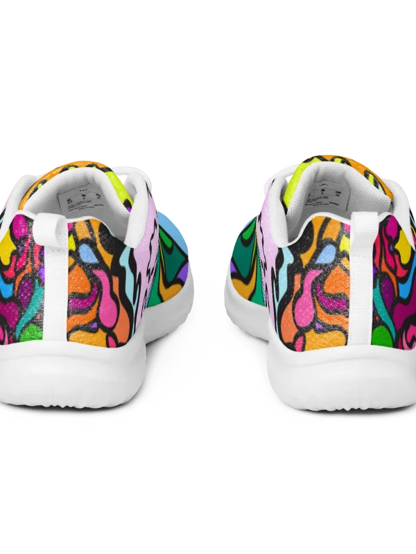 Energize Your Stride: Vibrant Women's Athletic Shoes - Wave at Sunset product image (5)