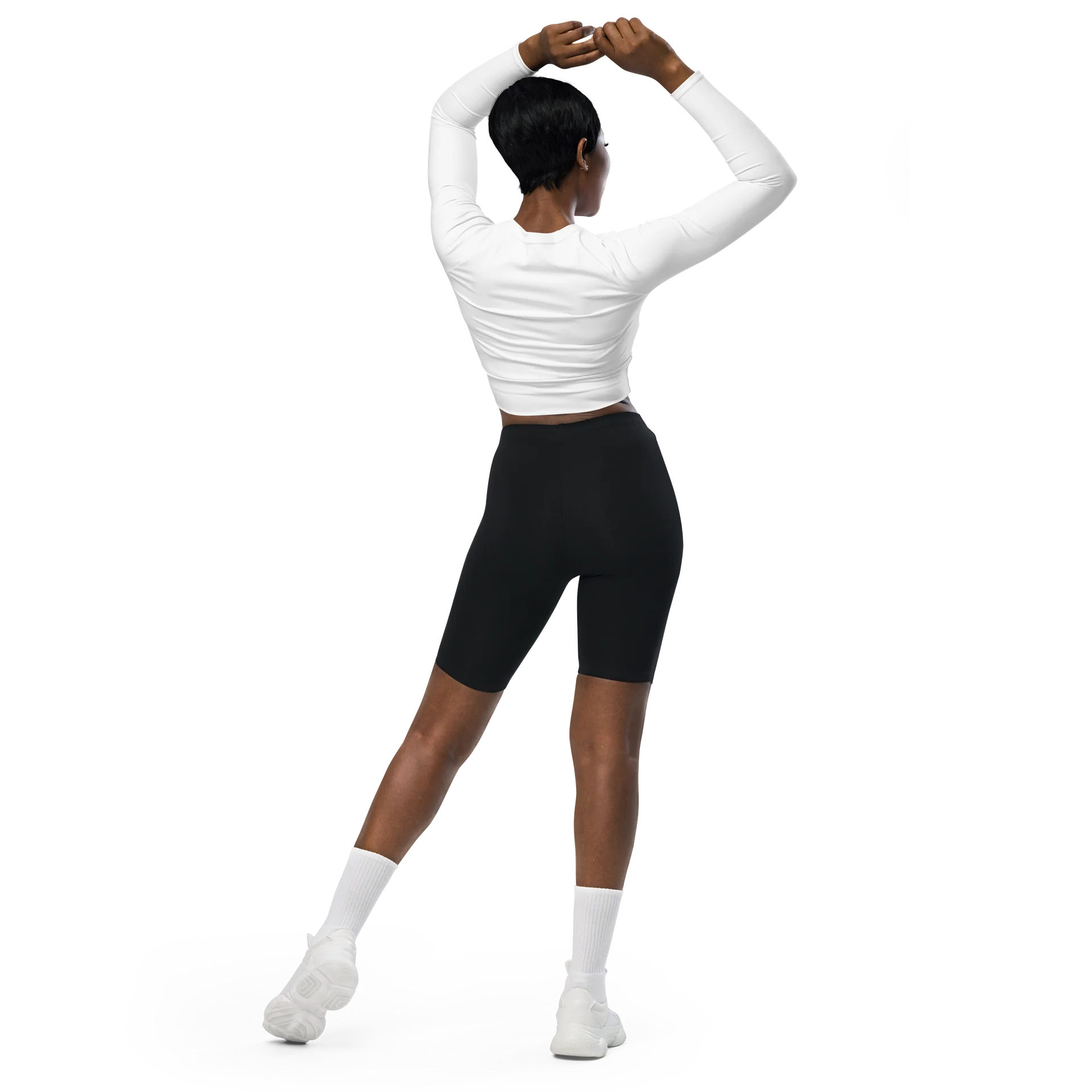 YKEN Womens Signature Long Sleeve Crop Top product image (6)