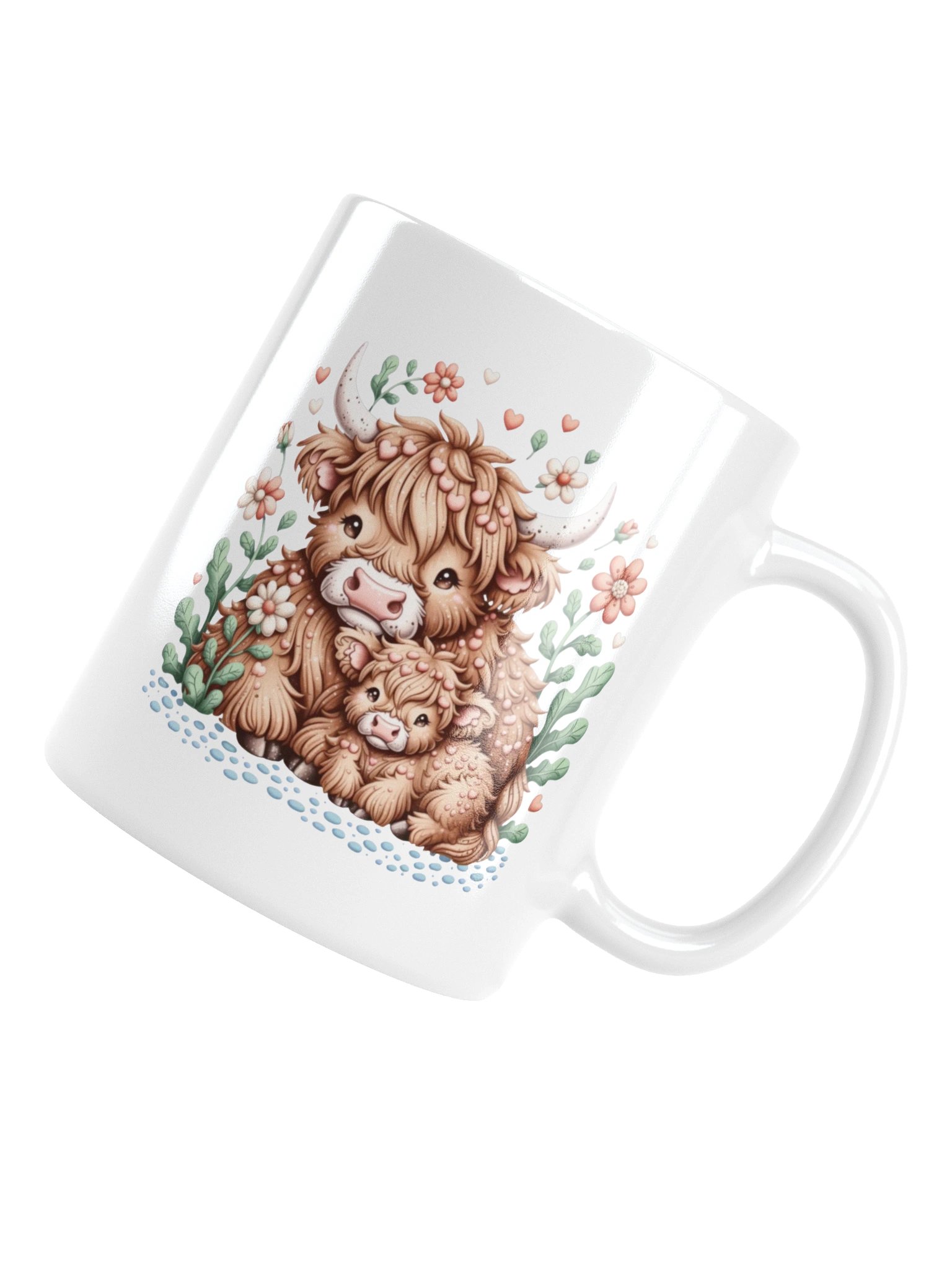 Highland Cow Mama Love Coffee Mug product image (18)
