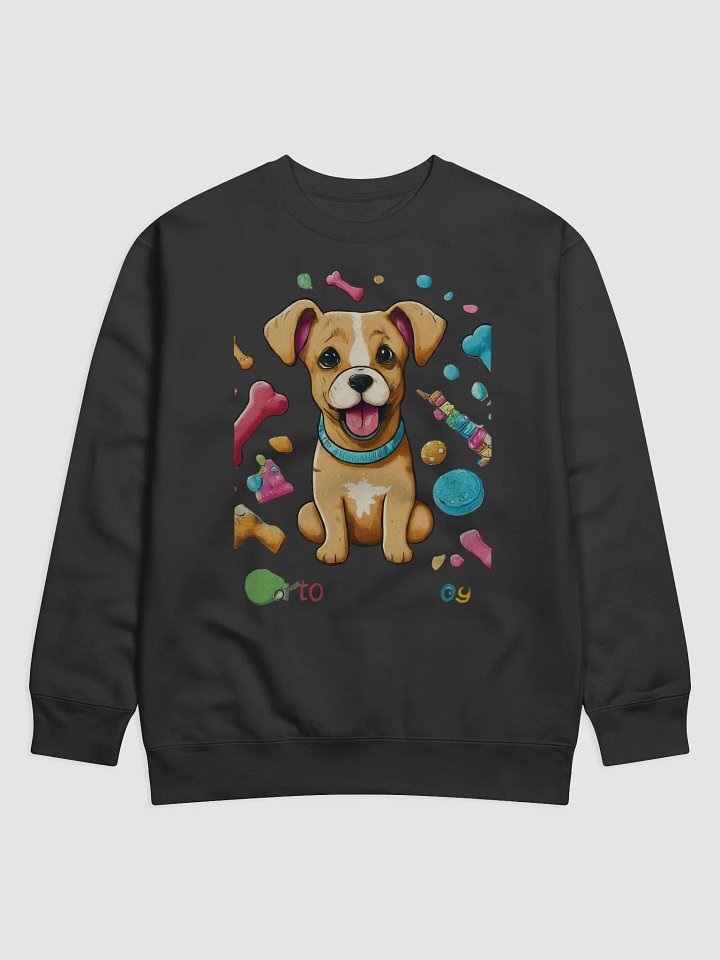 Playful Pup Illustrated Sweatshirt product image (1)