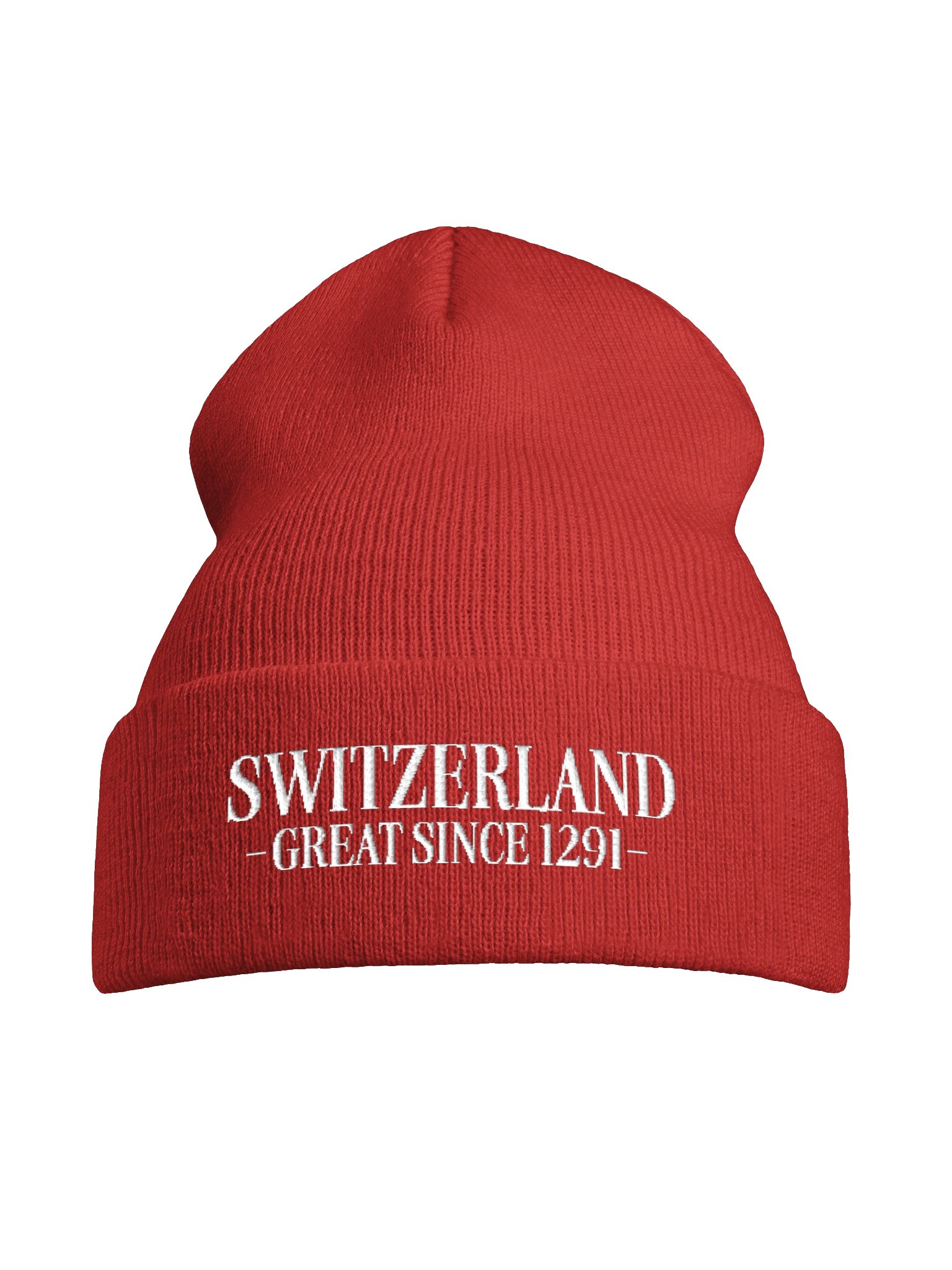 Switzerland Great Since 1291 Beanie – Schweizer Wintermütze product image (67)