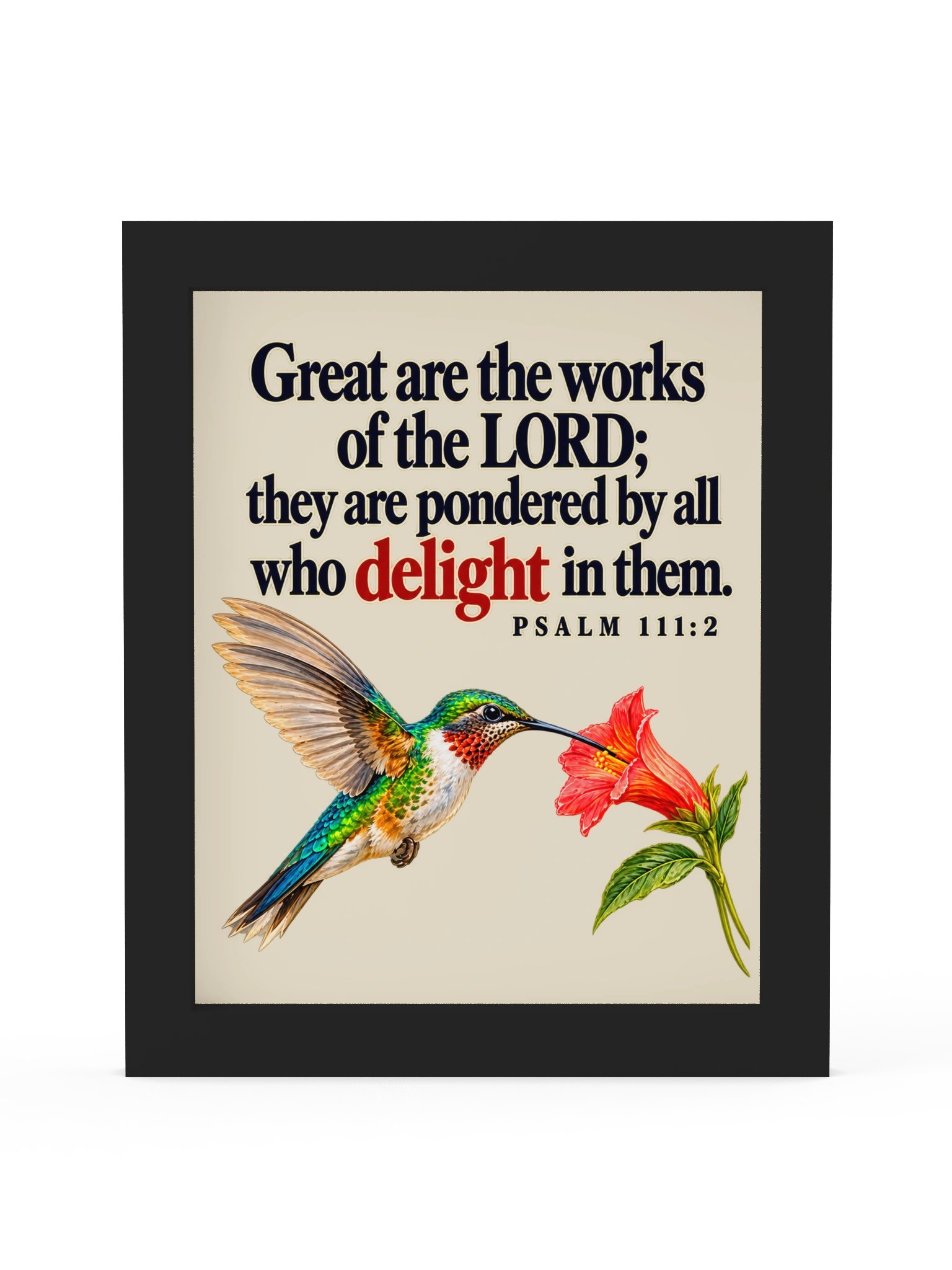 Great Are His Works Framed Wall Art product image (2)