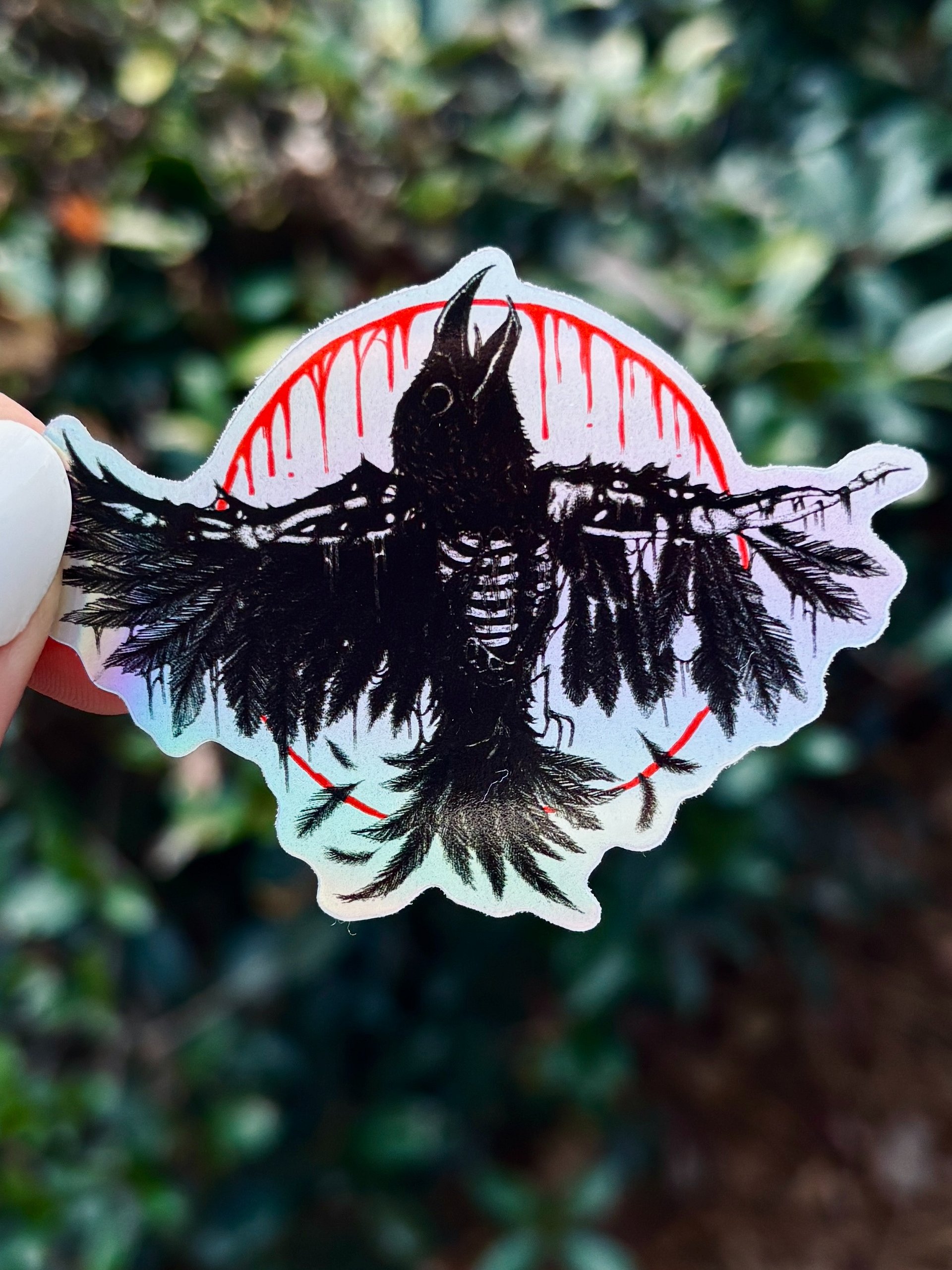 Holographic Nachtkrapp Vinyl Sticker product image (1)