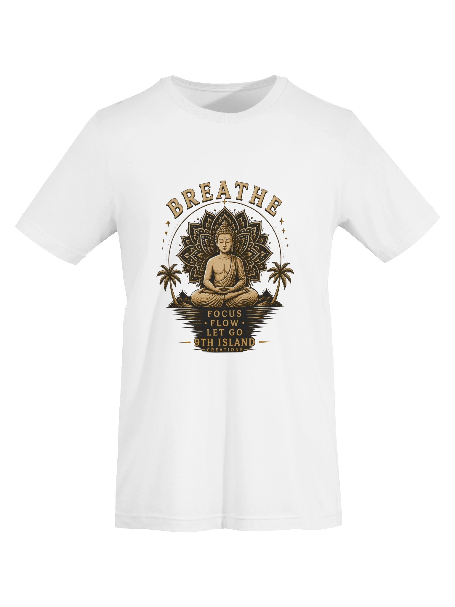 BREATHE Gold Lotus Tee product image (115)