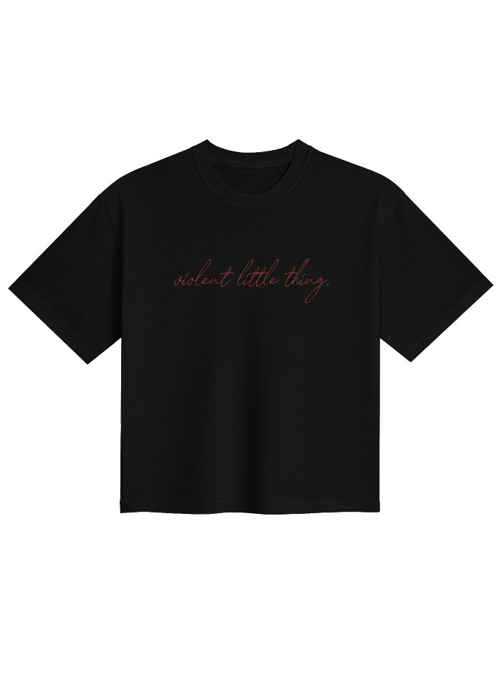 Violent Little Thing Boxy Cropped T-Shirt product image (2)