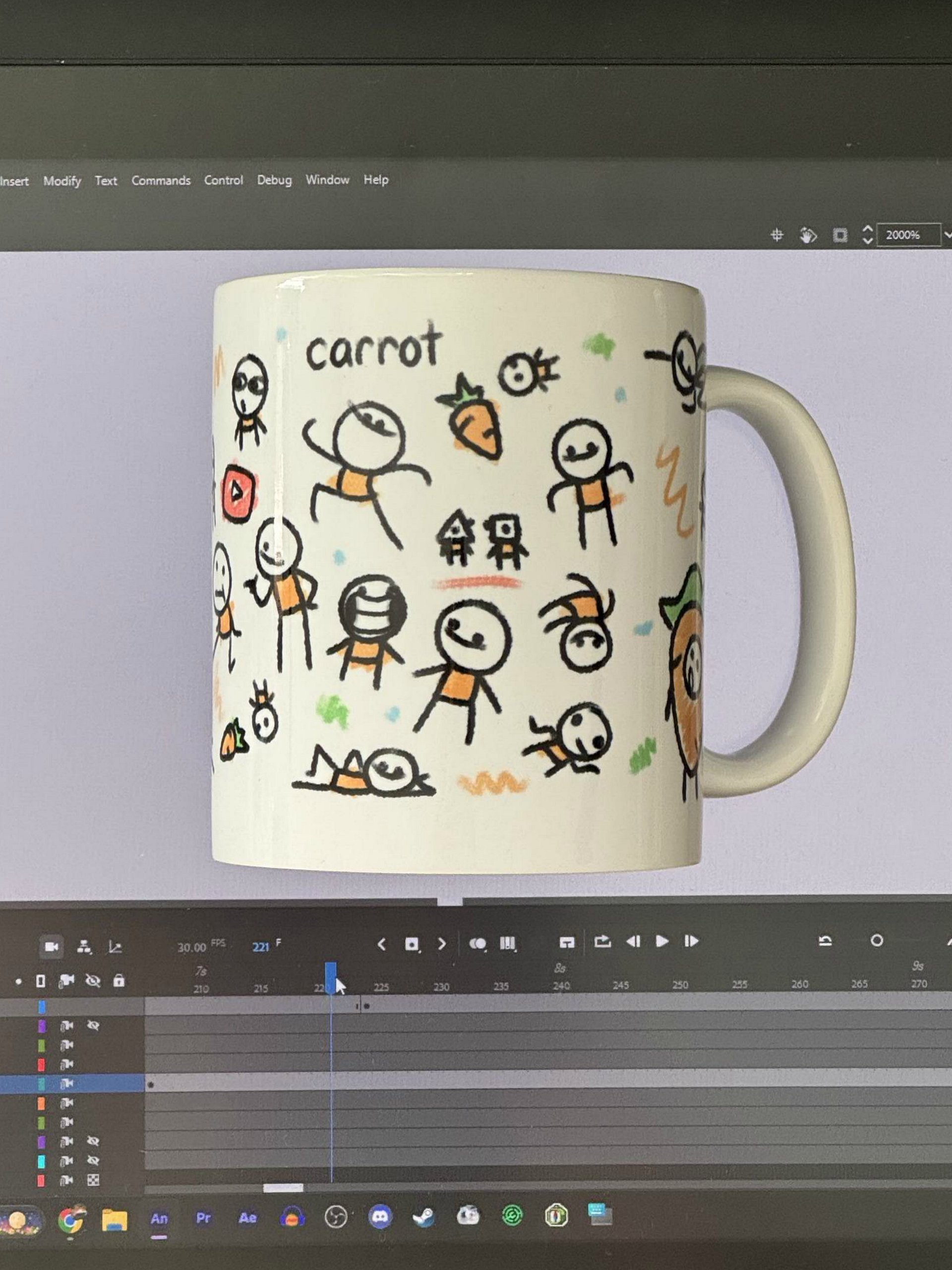 doodle mug product image (3)