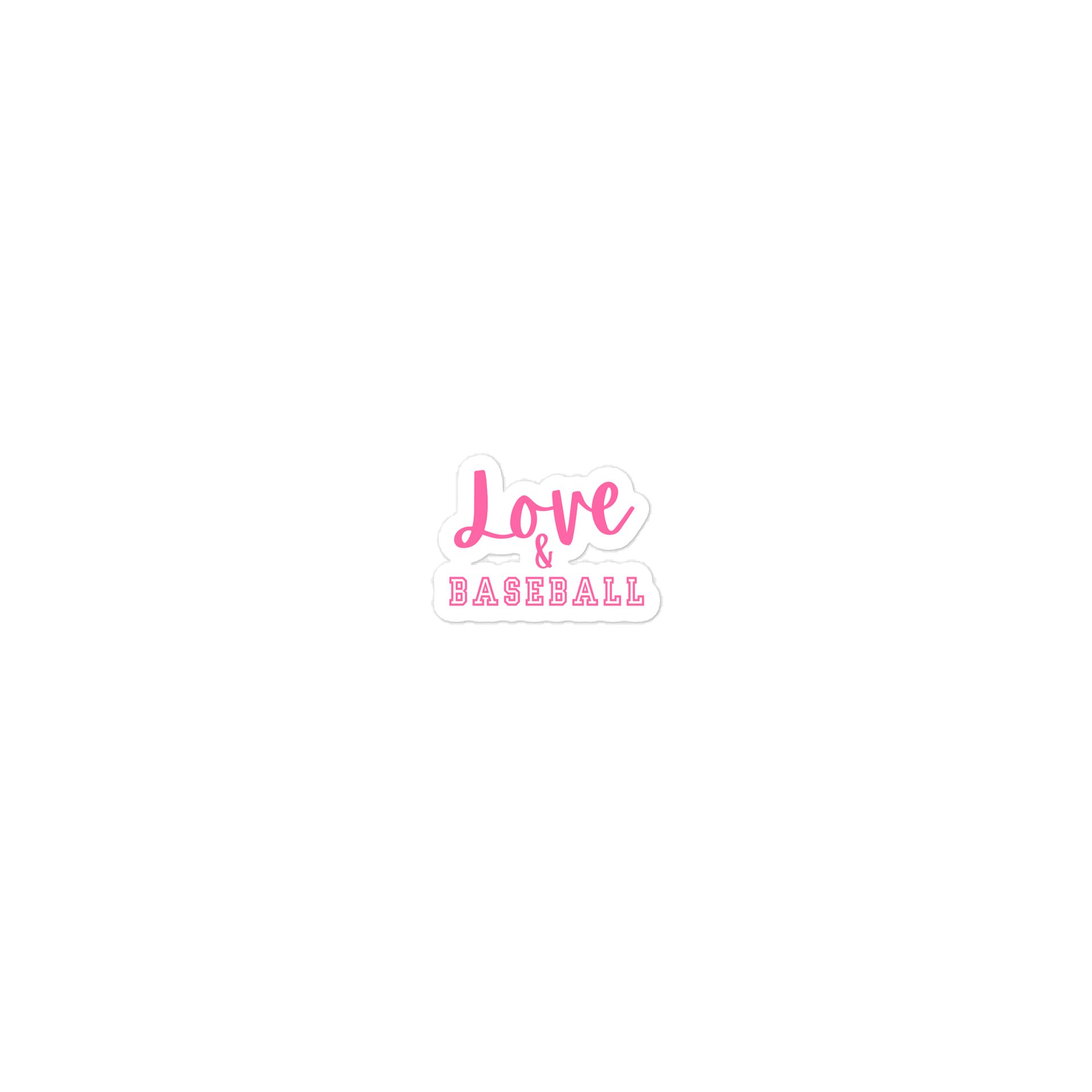 Love & Baseball - Title Sticker product image (1)