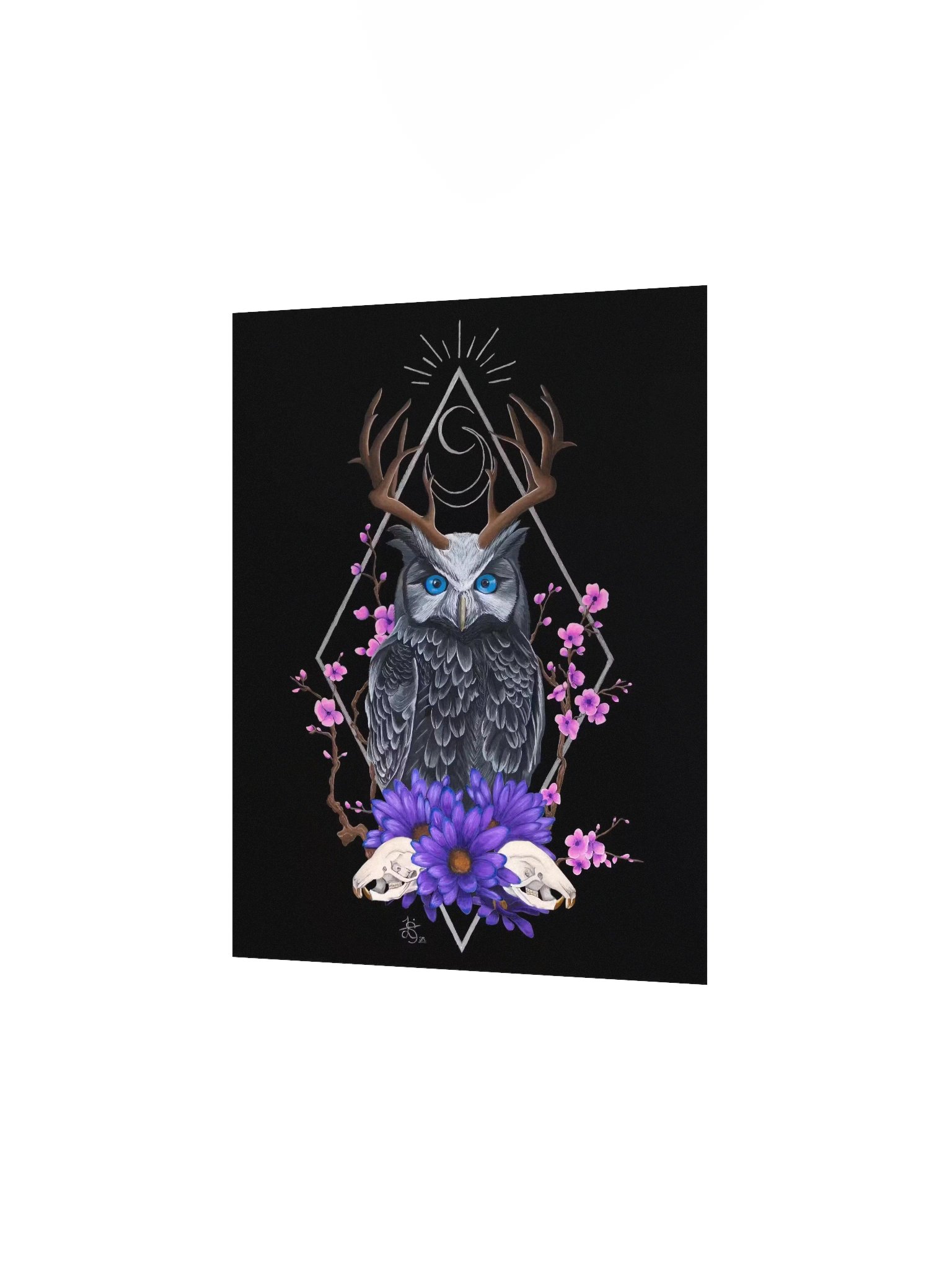 Owlfred Original Art Print product image (3)