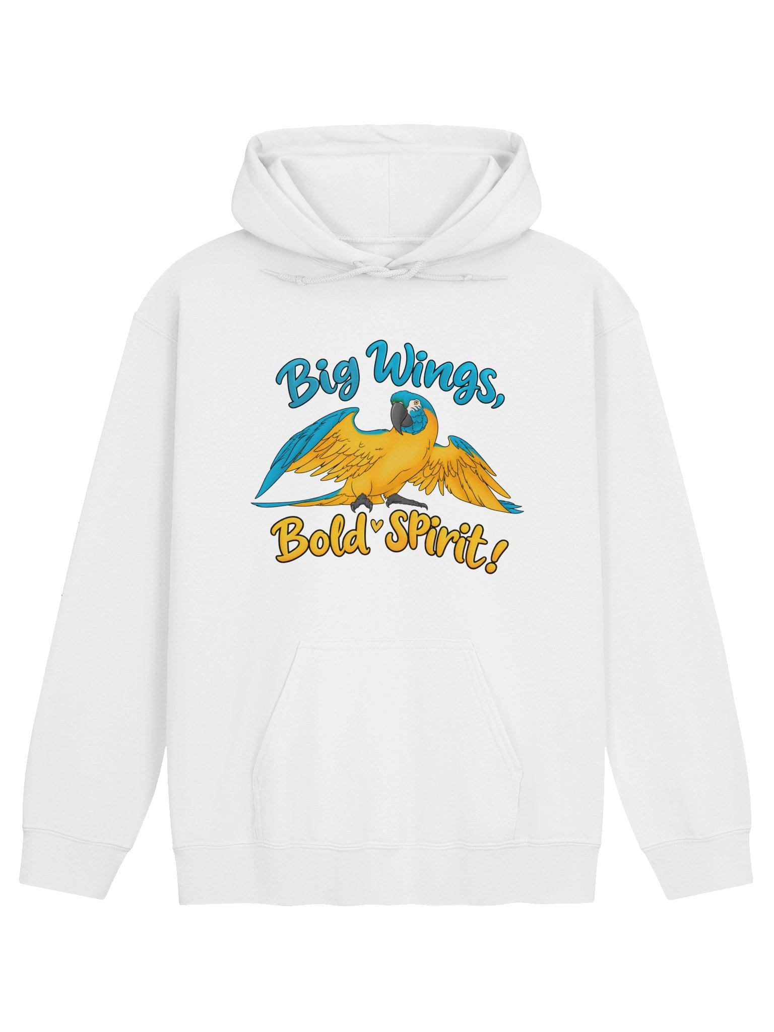 Big Wings, Bold Spirit! Unisex Hoodie (light) product image (1)