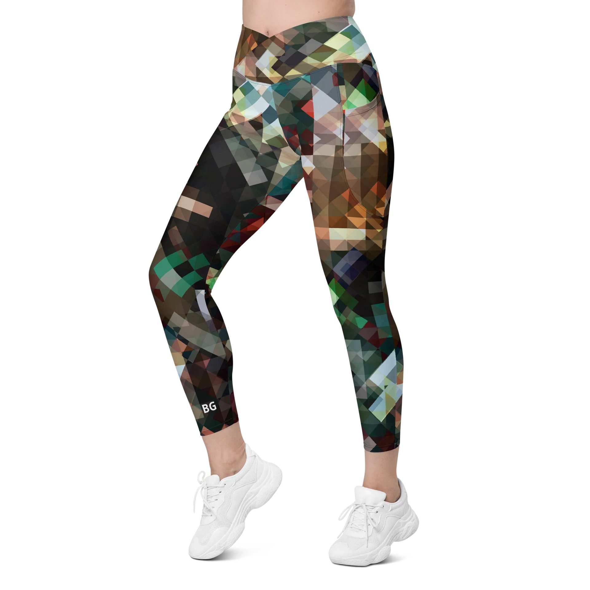 Barry Grady Abstract Crossover Leggings product image (6)