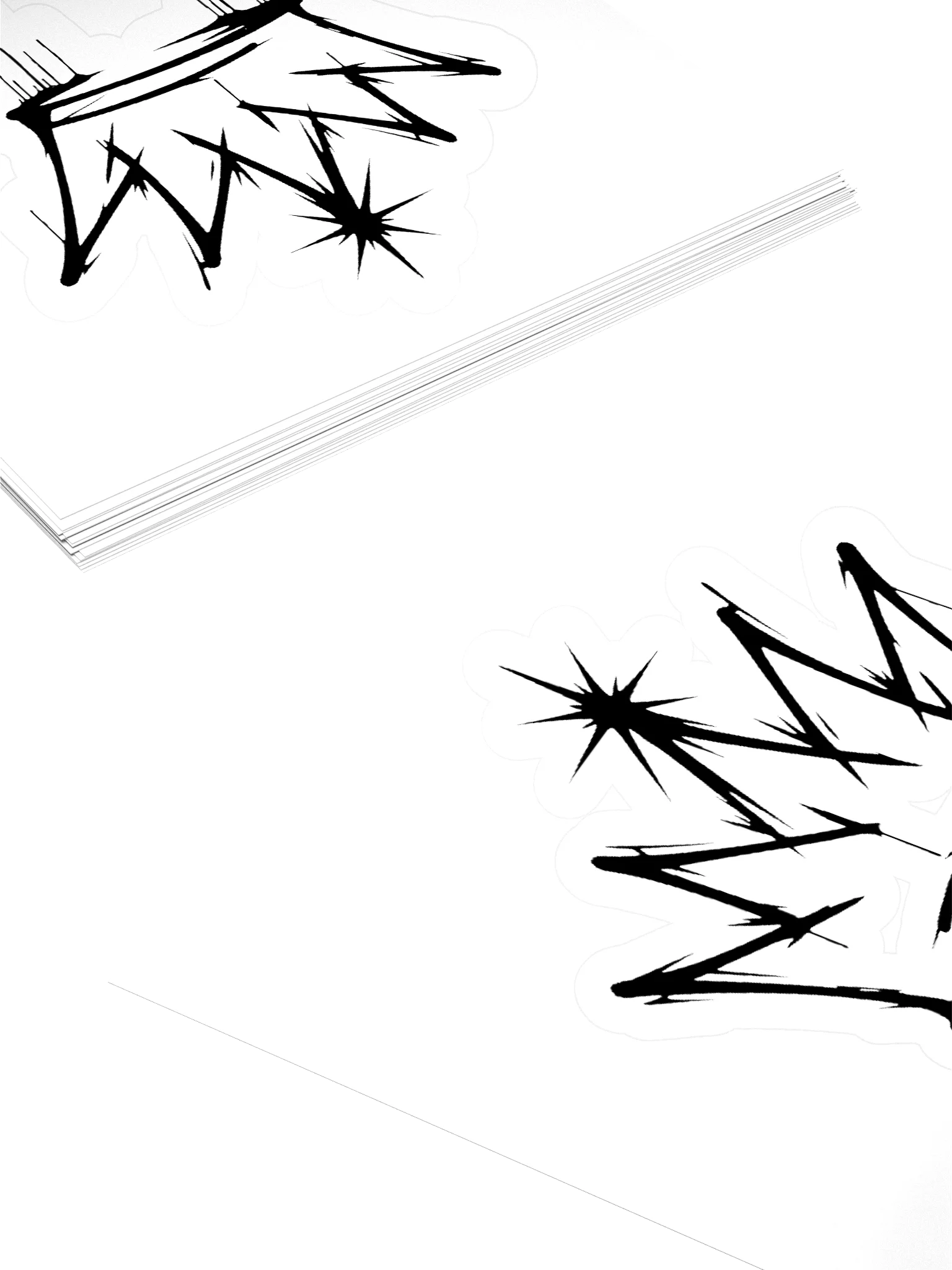 ONE KING Urban Crown Logo Vinyl Sticker product image (1)